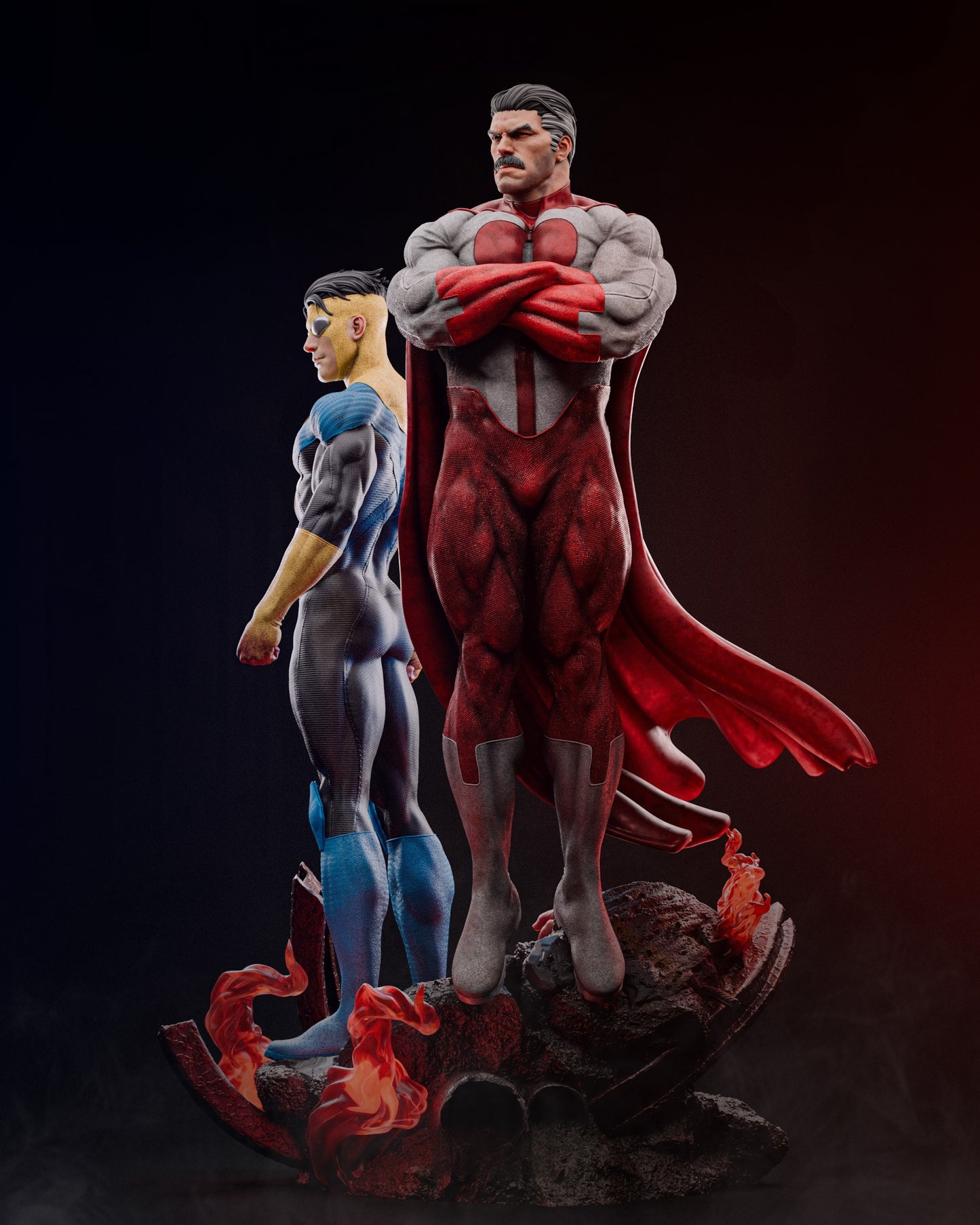 1810 Omni-Man and Invincible - STL 3D Print Files