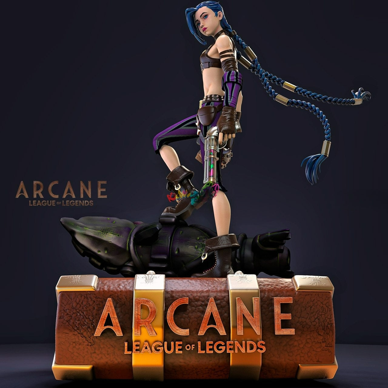 3428 Jinx - League of Legends - STL 3D Print Files