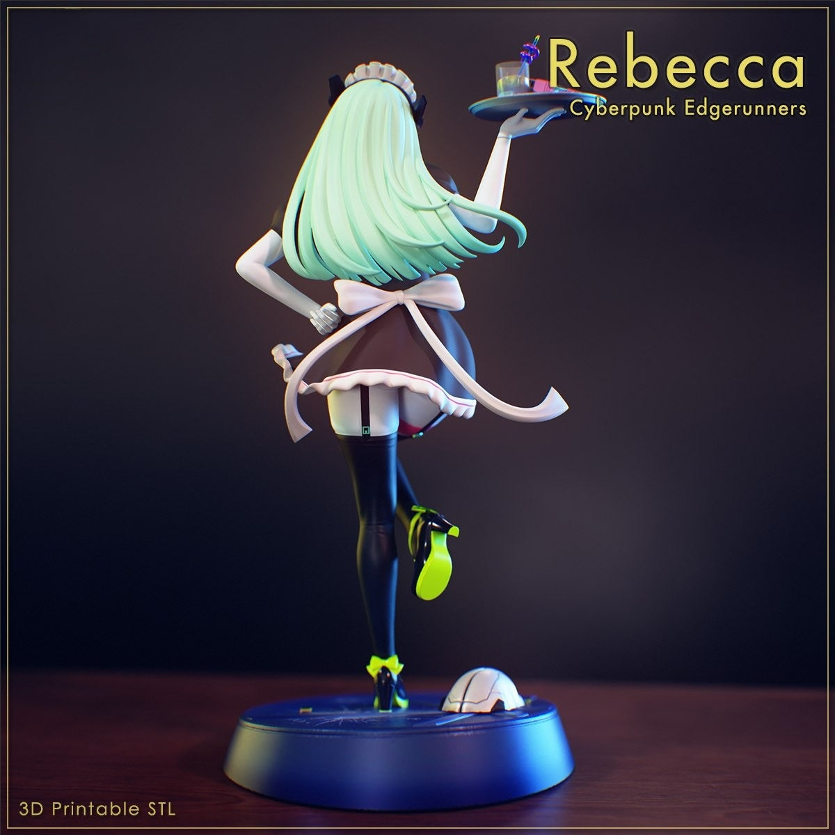 3053 Maid Rebecca - Cyberpunk Edgerunners - STL 3D Print Files