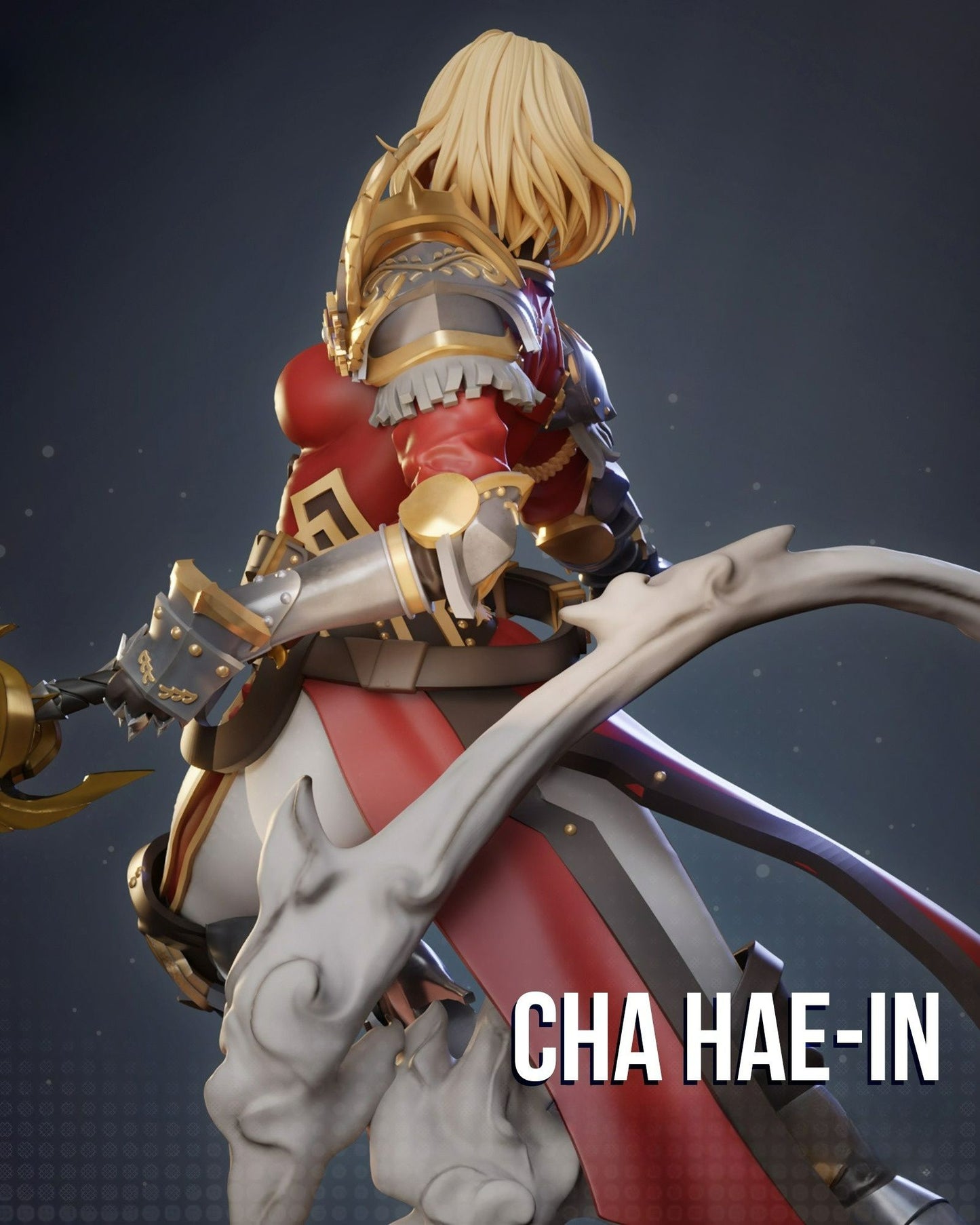 3799 Cha Hae-In - Solo Leveling - STL 3D Print Files