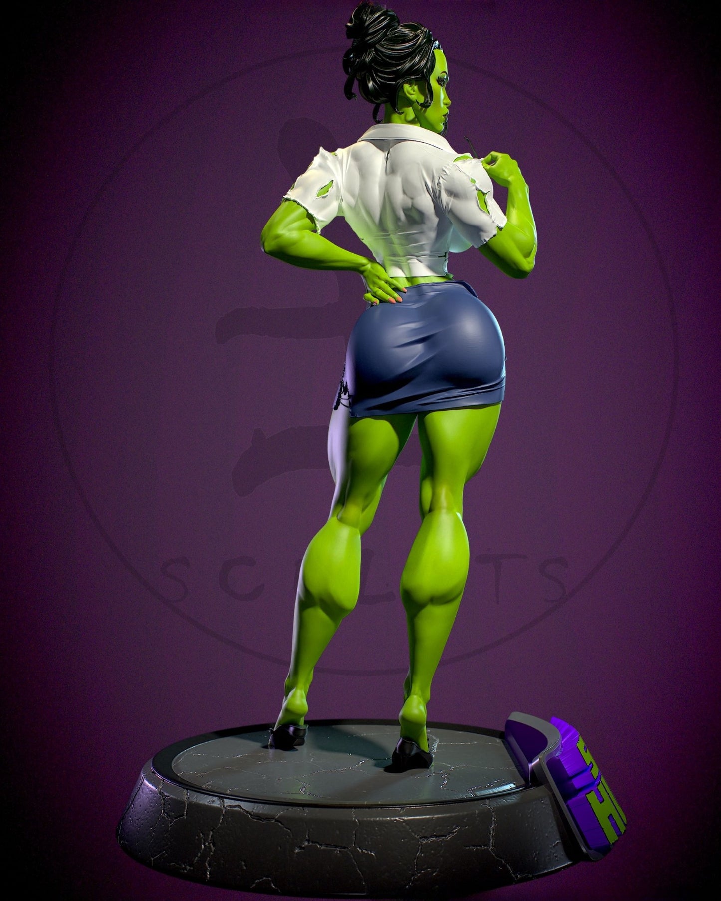 3973 She Hulk NSFW - Marvel Comics - STL 3D Print Files