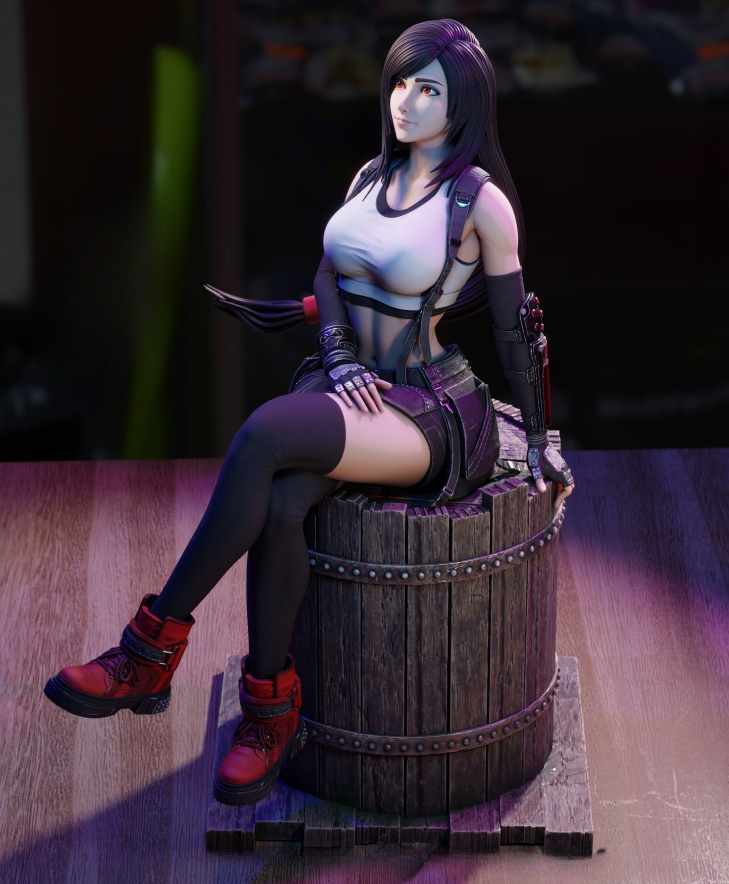 4115 Tifa Lockhart NSFW - Final Fantasy - STL 3D Print Files