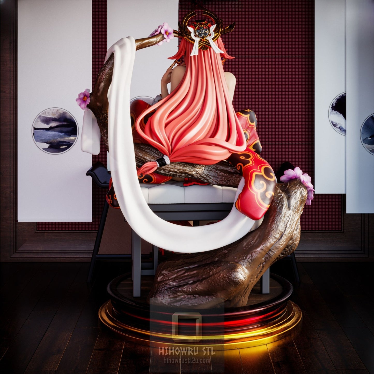 5094 Yae Miko - Genshin Impact - STL 3D Print Files