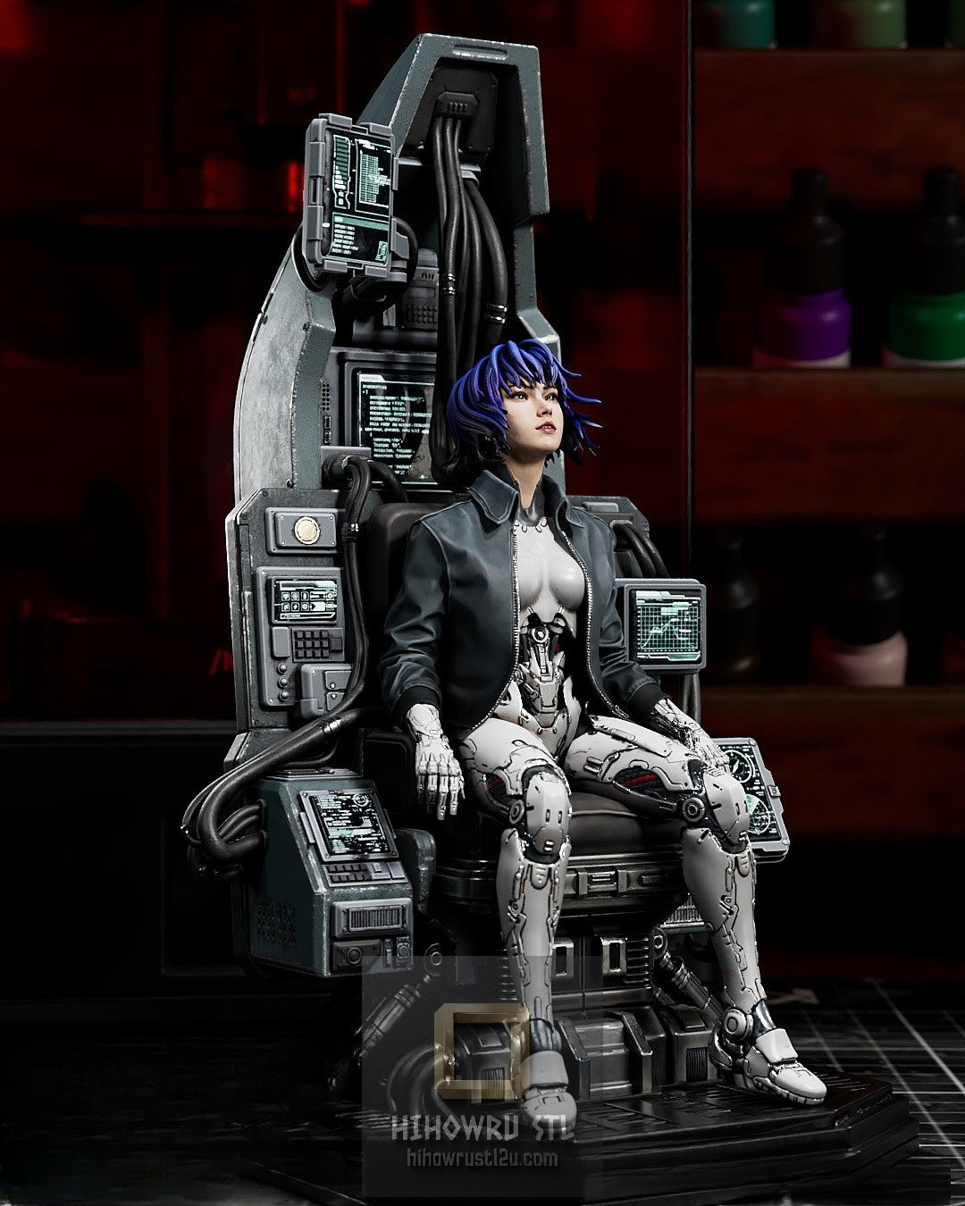 5141 Motoko Kusanagi - Ghost in the Shell - STL 3D Print Files