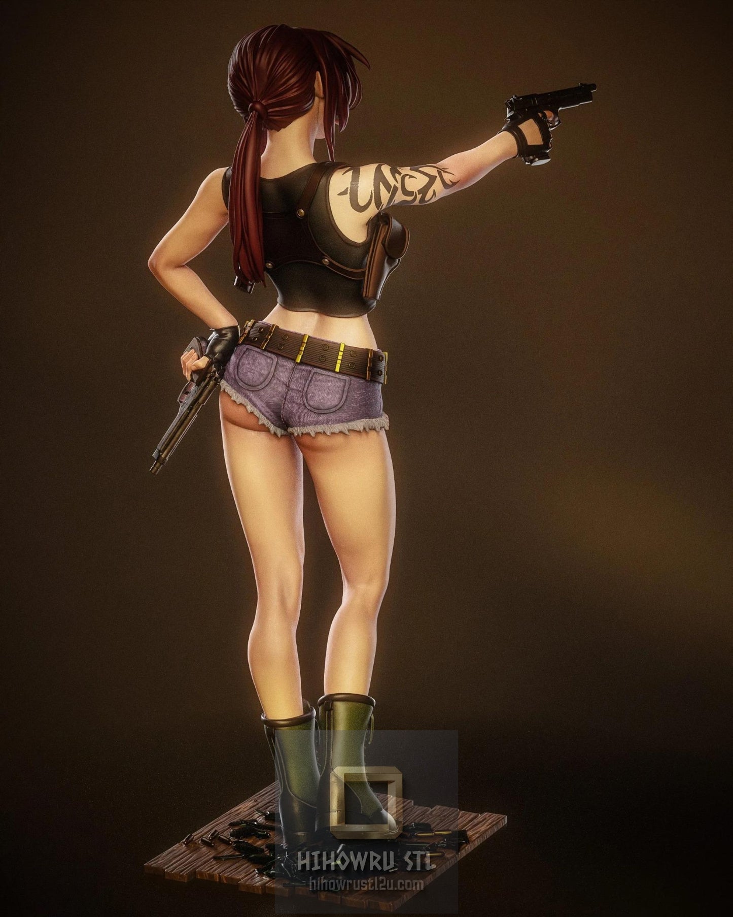 5483 Revy NSFW - Black Lagoon - STL 3D Print Files