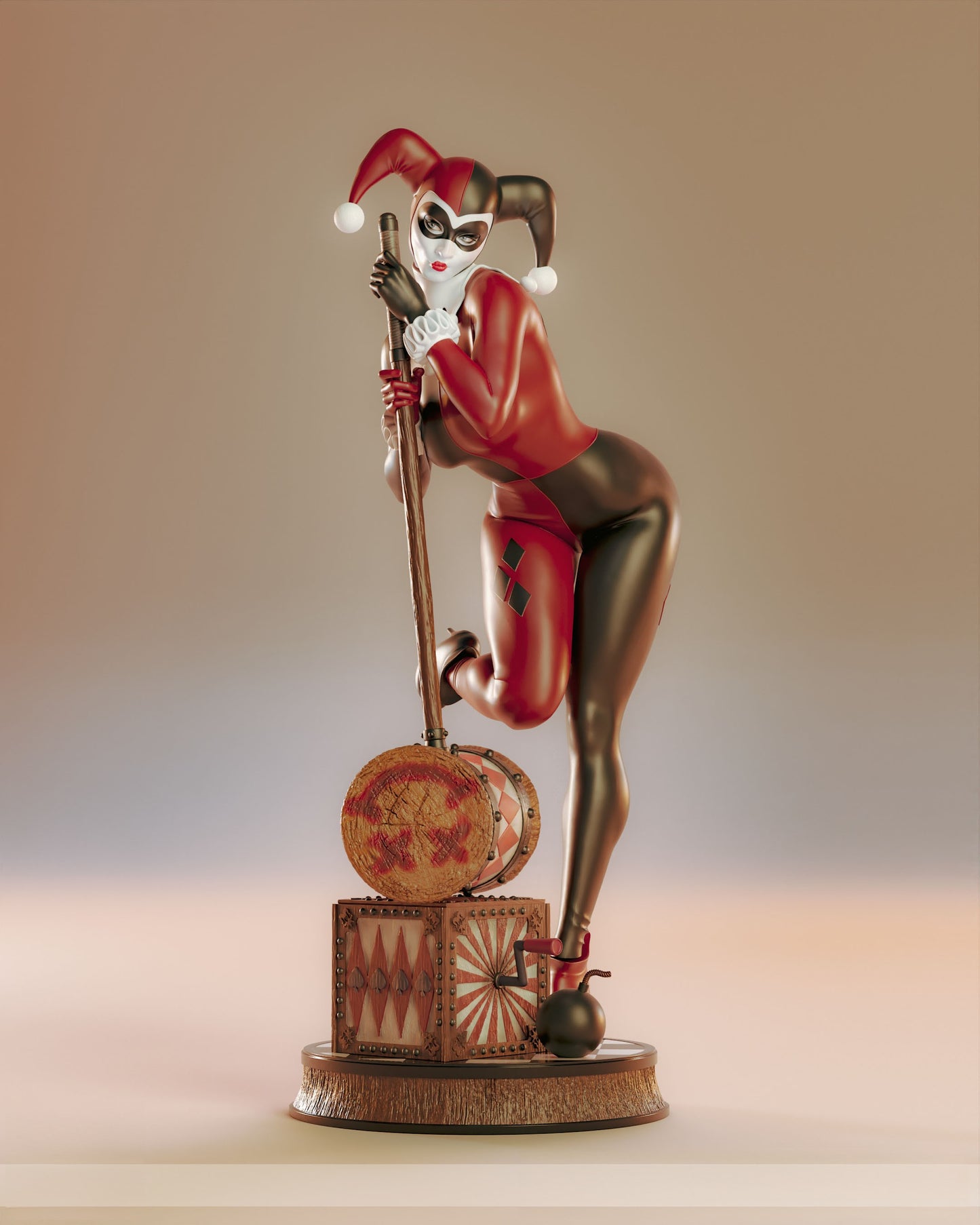 1797 Harley Quinn Classic - DC Comics - STL 3D Print Files