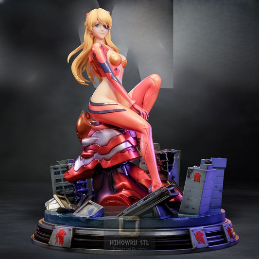 4939 Asuka Langley Soryu NSFW - Neon Genesis Evangelion - STL 3D Print Files