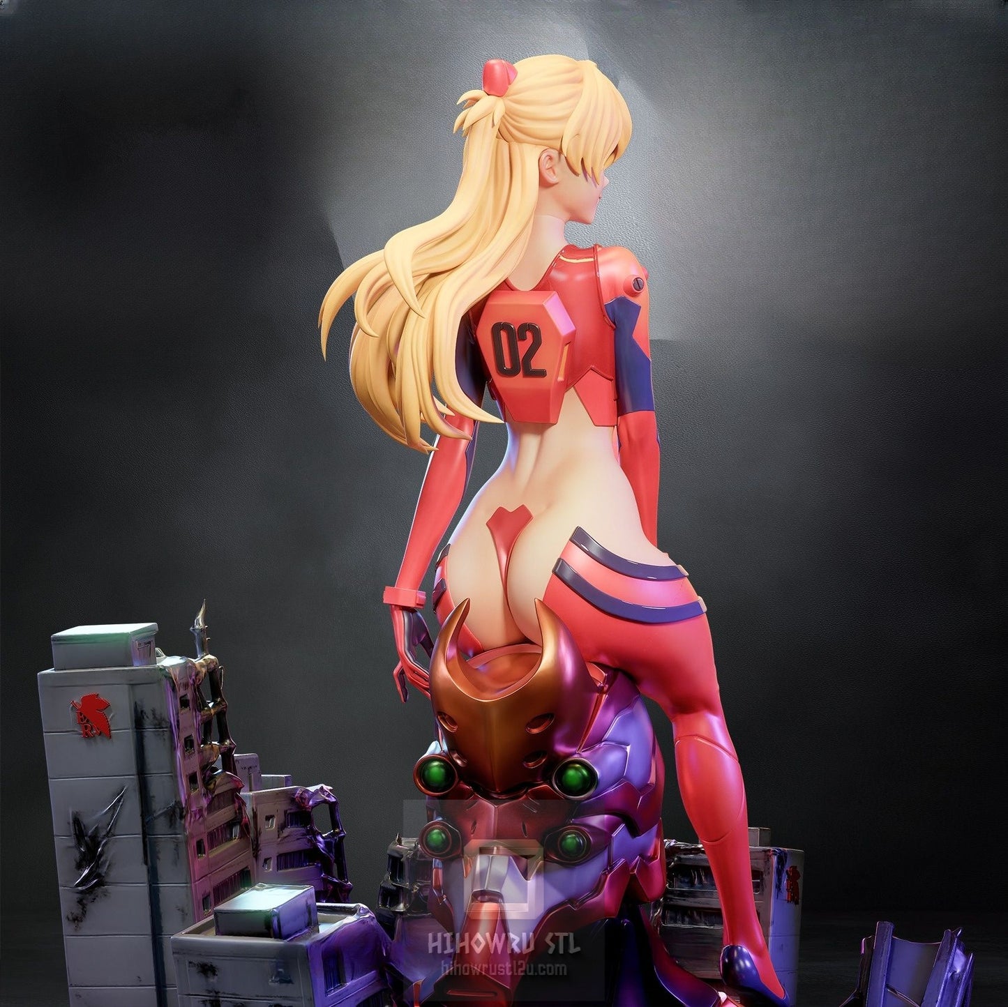 4939 Asuka Langley Soryu NSFW - Neon Genesis Evangelion - STL 3D Print Files