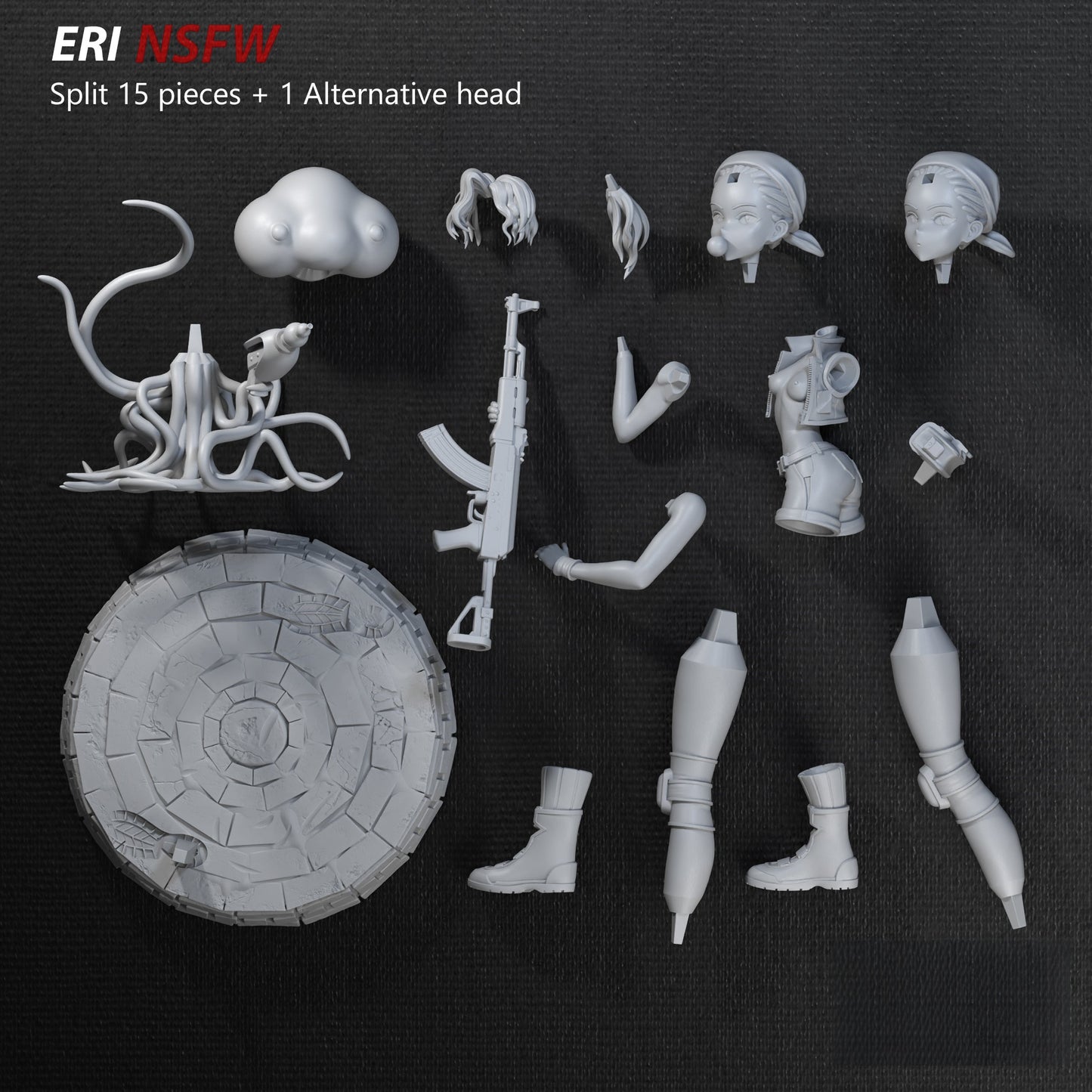 2402 Eri Kasamoto NSFW - Metal Slug - STL 3D Print Files