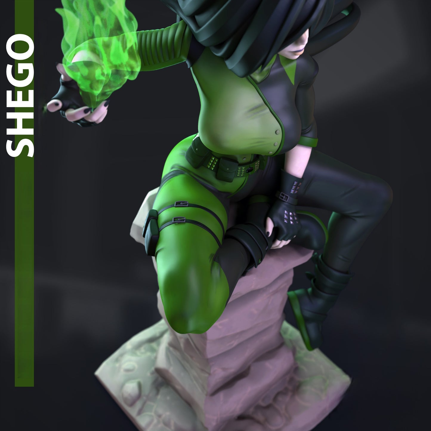 1235 Shego NSFW - Kim Possible - STL 3D Print Files