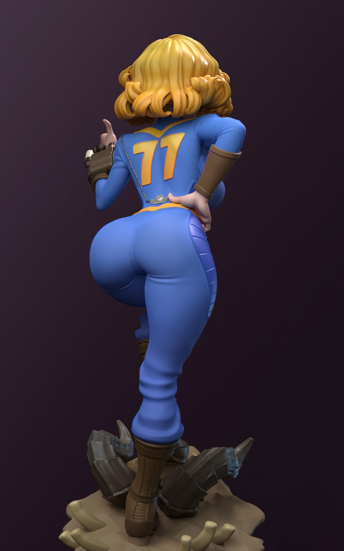Vault Girl NSFW - Fallout - STL 3D Print Files