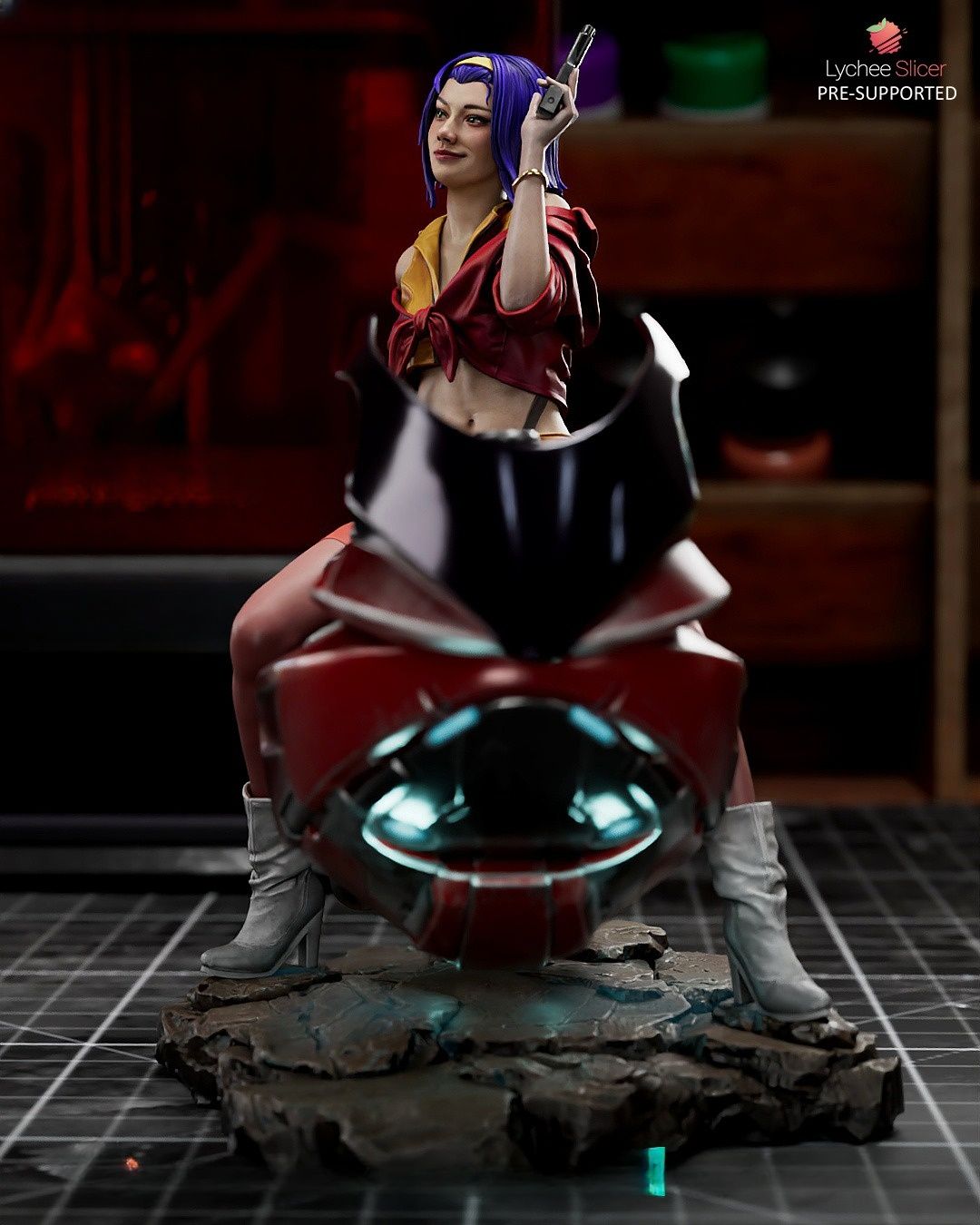 4008 Faye Valentine - Cowboy Bebop - STL 3D Print Files
