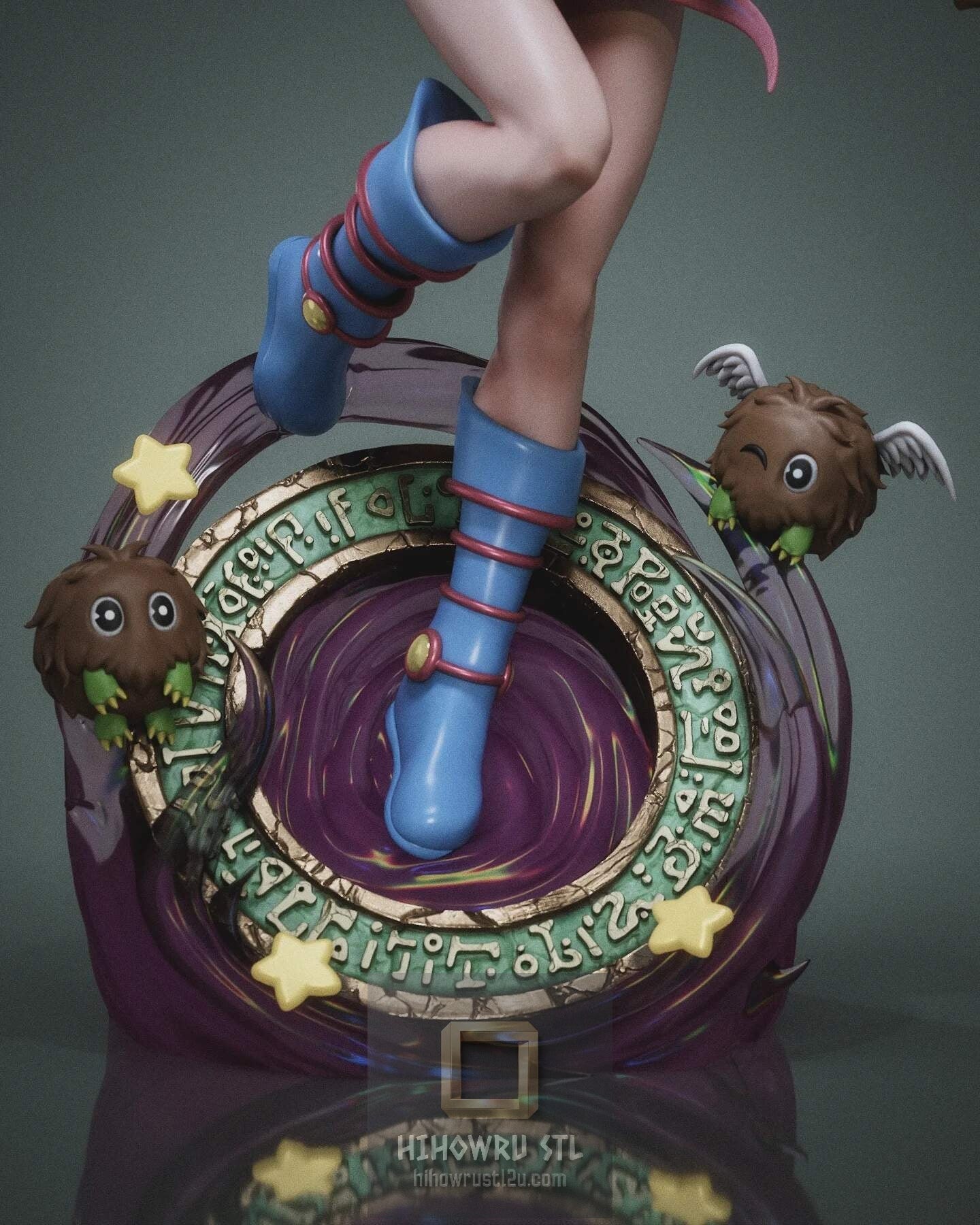 5466 Dark Magician Girl - Yu-Gi-Oh! - STL 3D Print Files