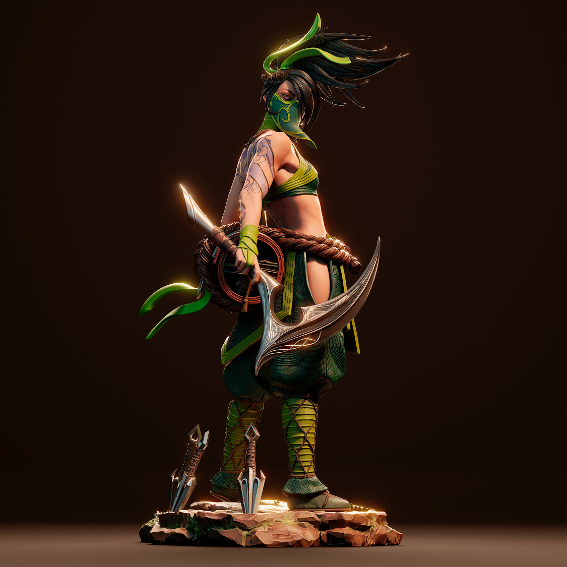 3612 Akali - League of Legends - STL 3D Print Files