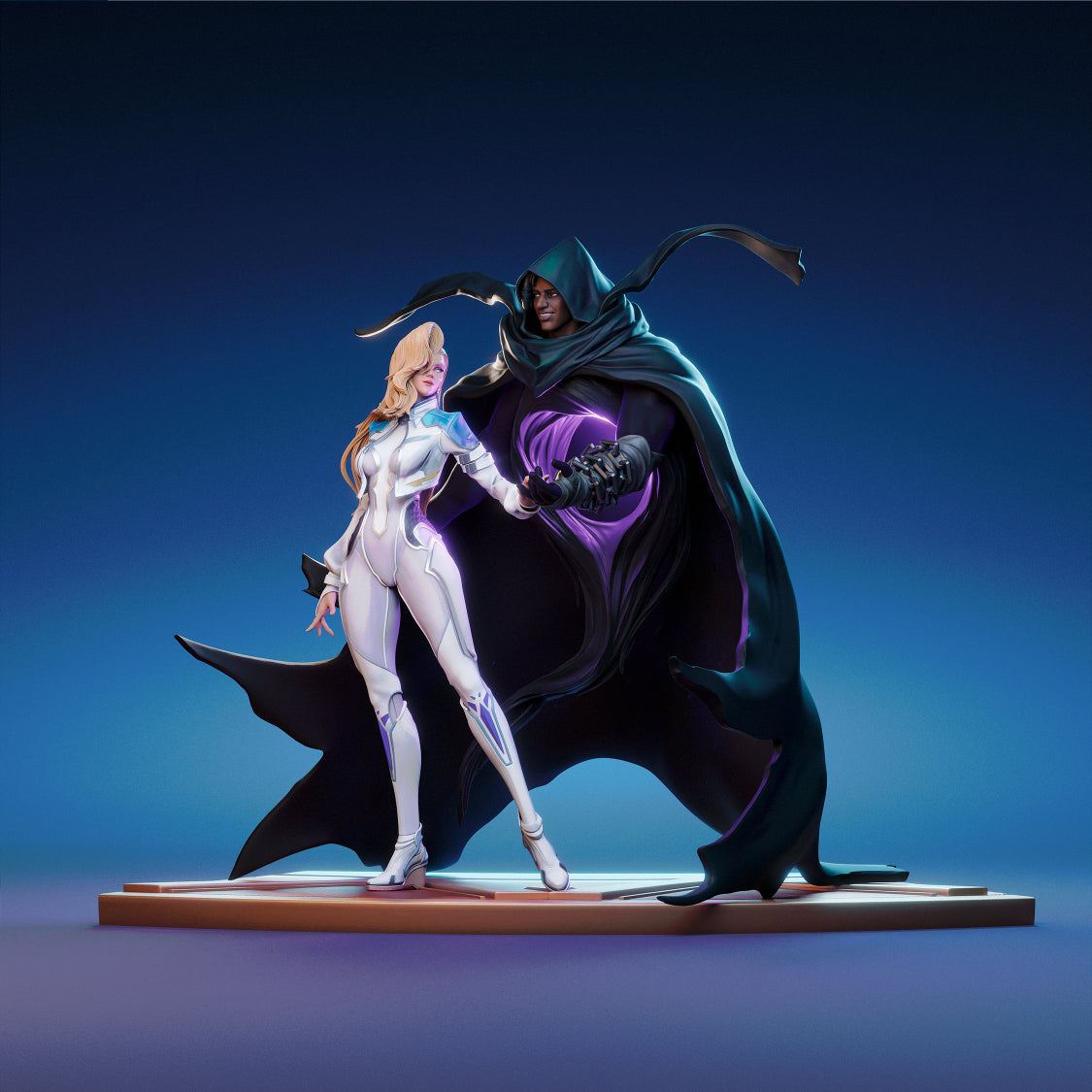 3731 Cloack and Dagger - Marvel Comics - STL 3D Print Files