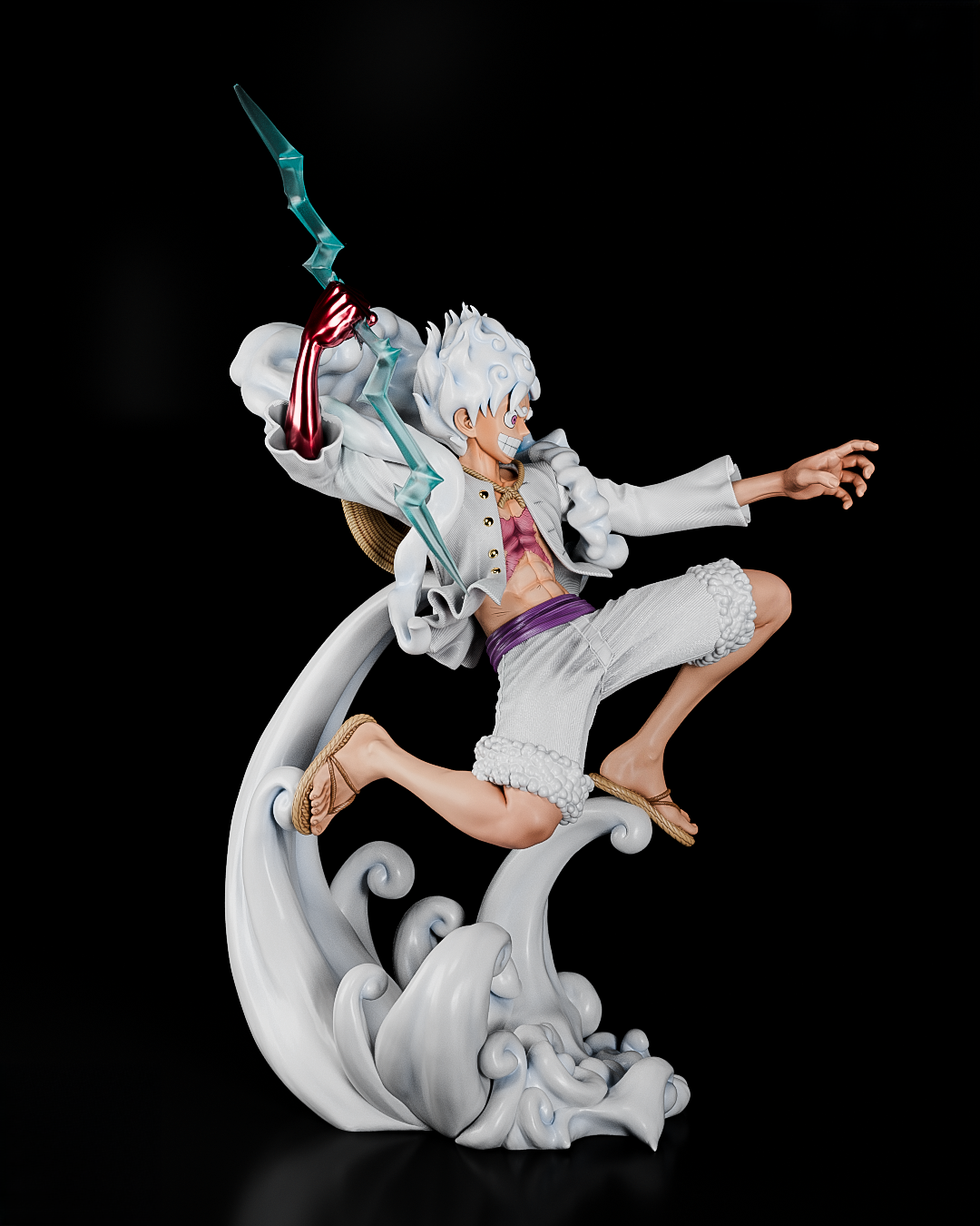 1958 Luffy Gear 5 - One Piece - STL 3D Print Files
