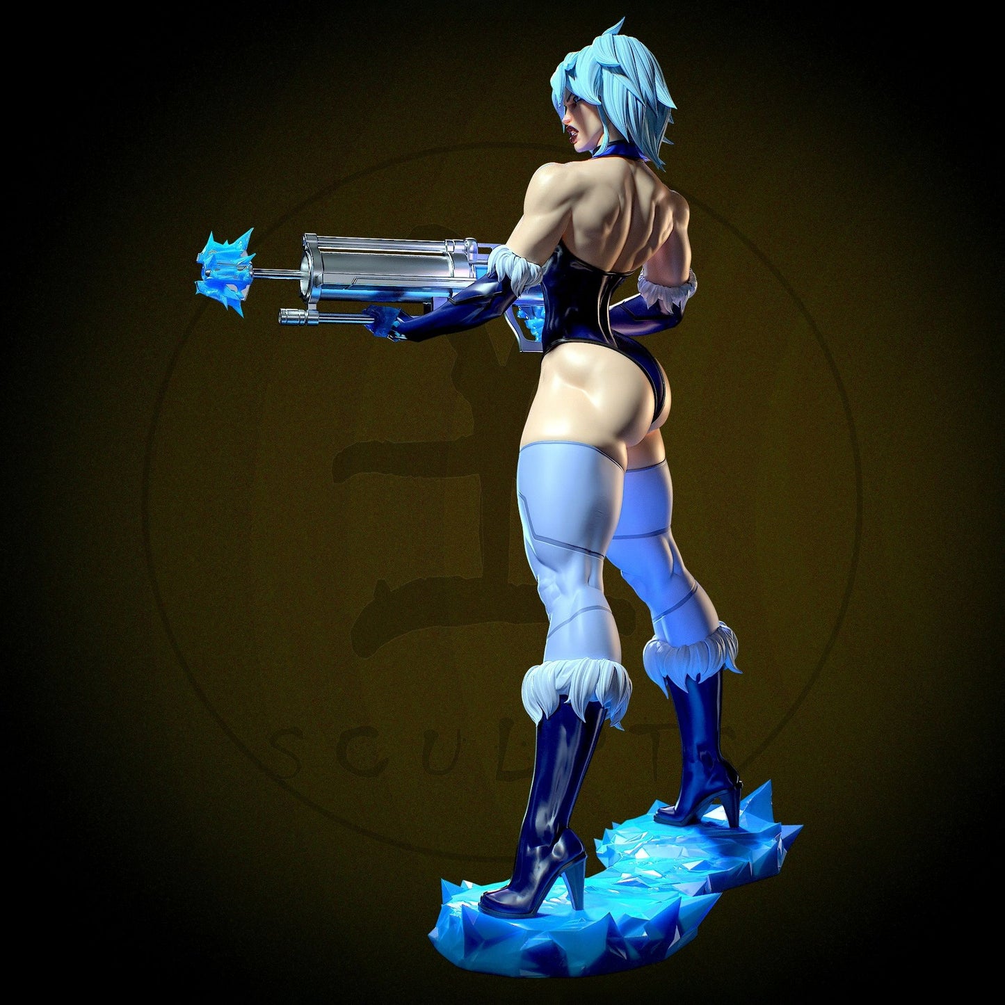 3638 Killer Frost NSFW - DC COMICS - STL 3D Print Files