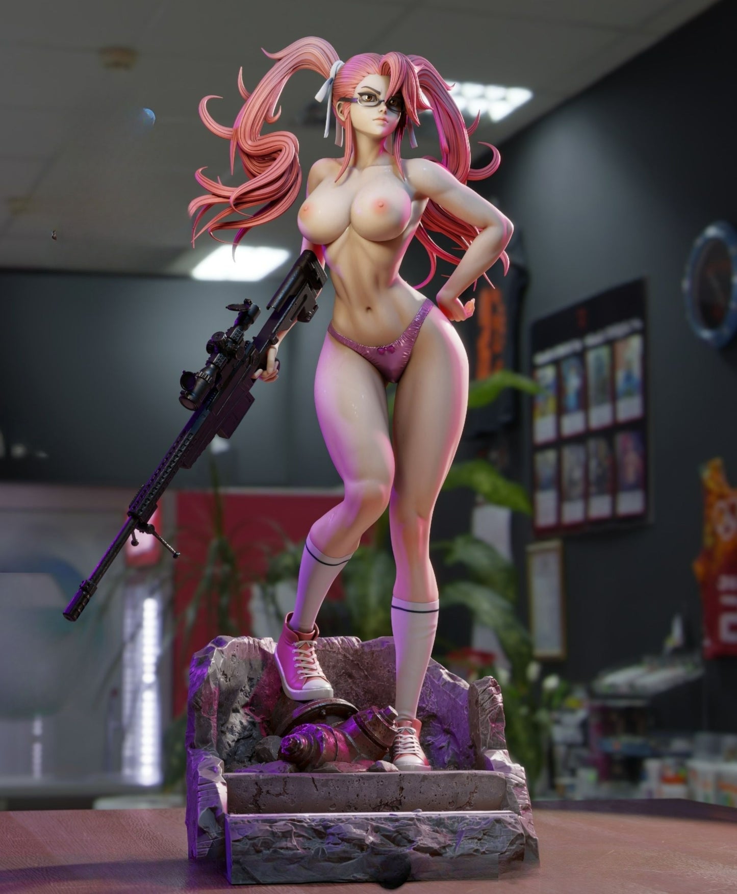 3760 Saya Takagi NSFW - Highschool of the Dead - STL 3D Print Files