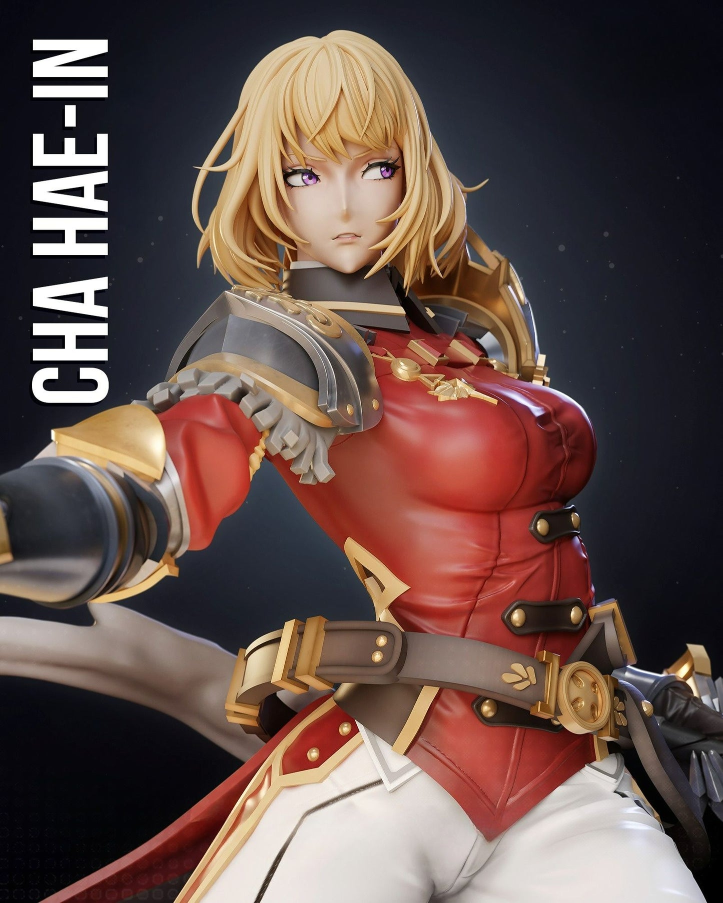 3799 Cha Hae-In - Solo Leveling - STL 3D Print Files
