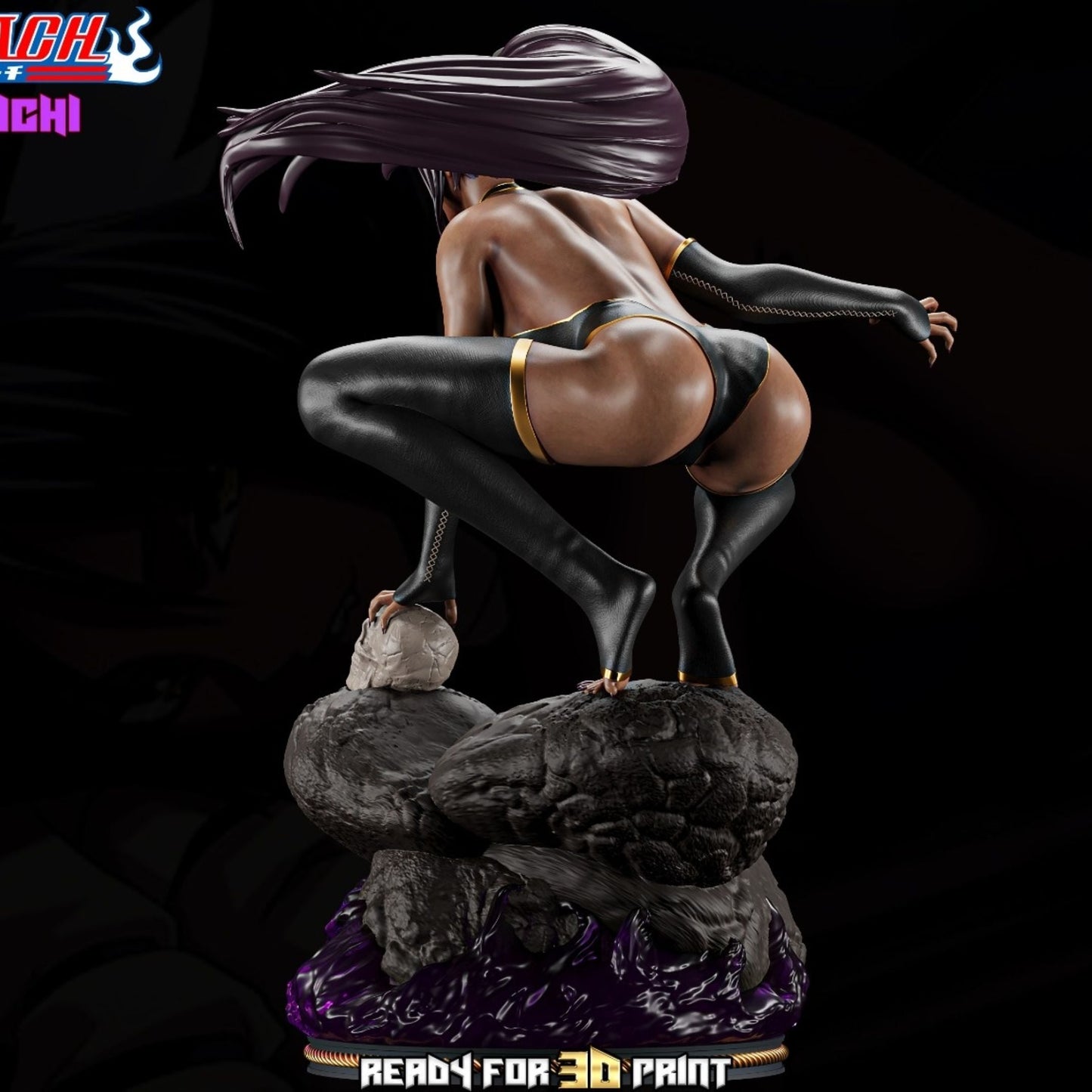 3913 Yoruichi Shihouin NSFW - Bleach - STL 3D Print Files