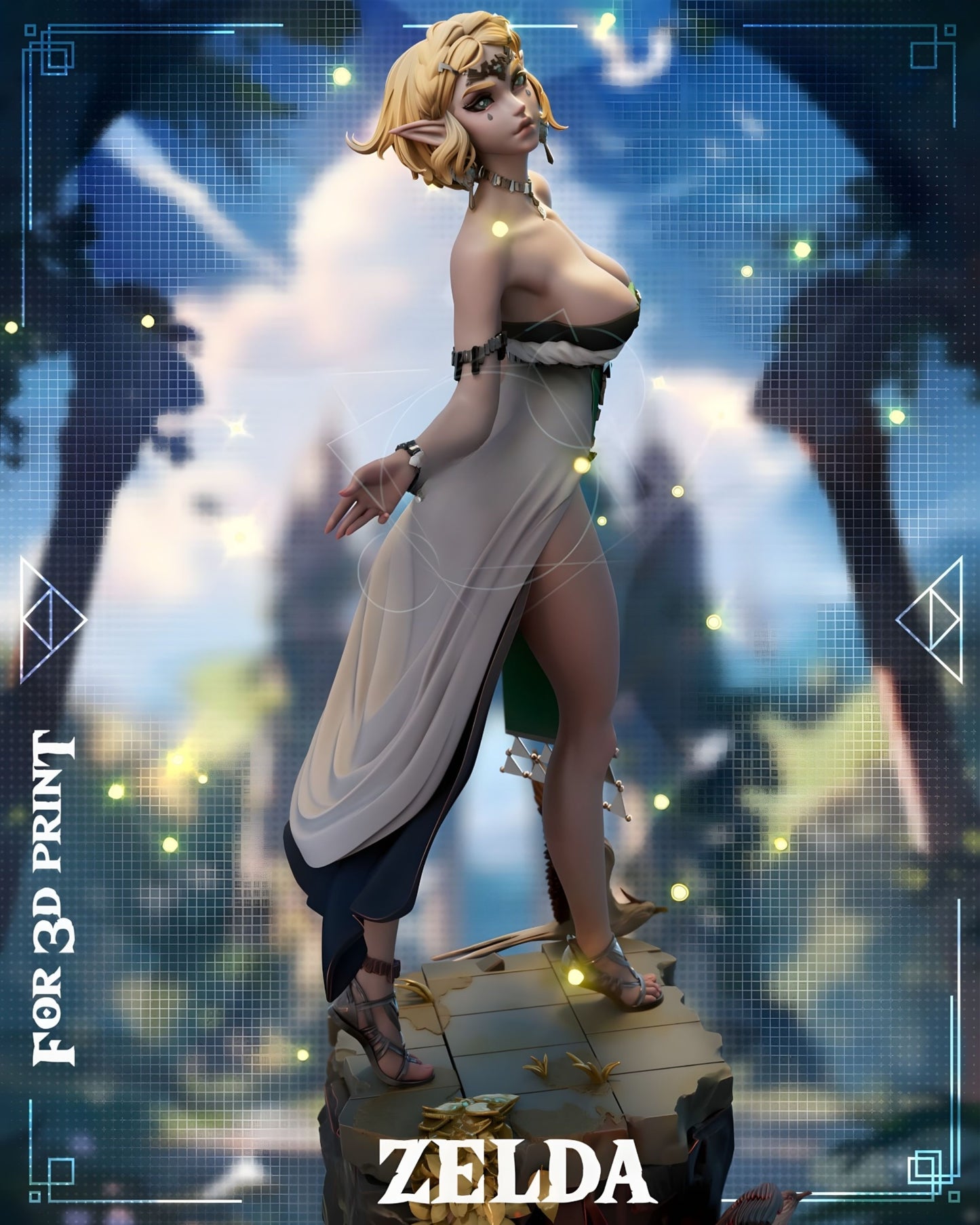 4051 Princess Zelda NSFW - The Legend of Zelda - STL 3D Print Files