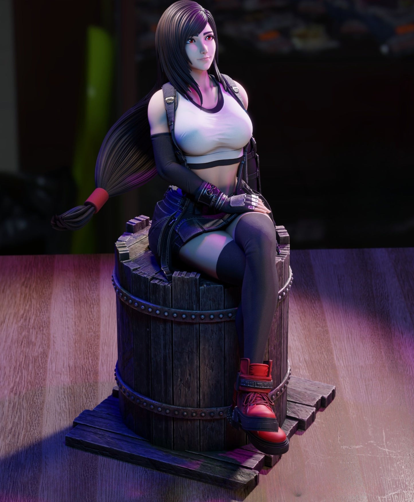 4115 Tifa Lockhart NSFW - Final Fantasy - STL 3D Print Files