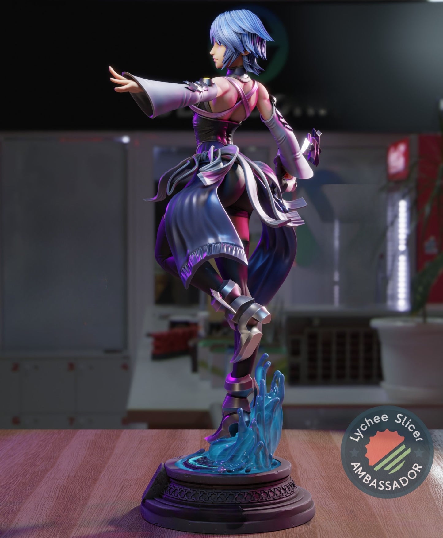 4125 Aqua - Kingdom Hearts - STL 3d Print Files