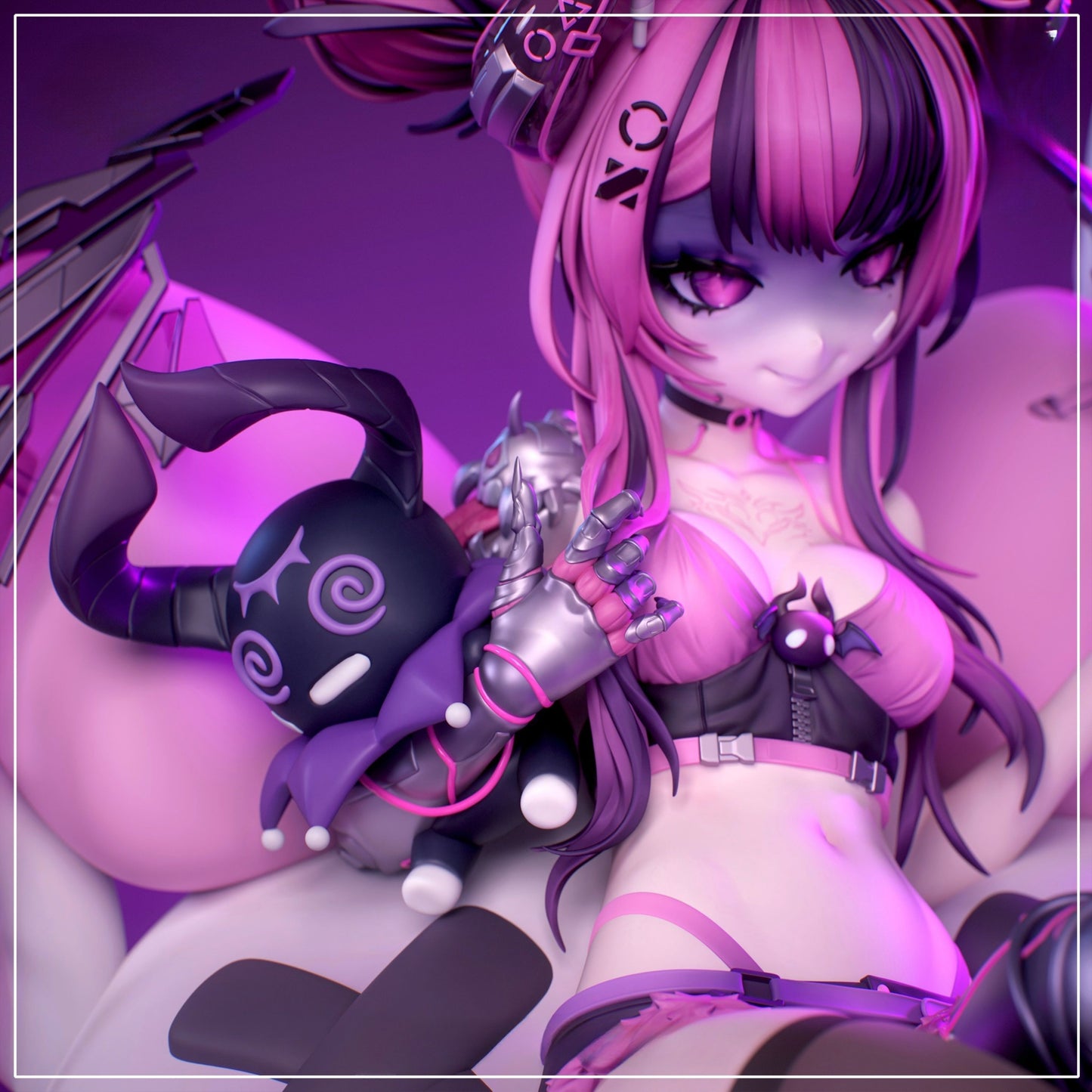 4127 Ironmouse - Virtual YouTuber - STL 3d Print Files