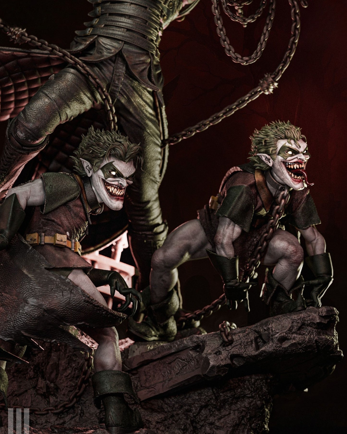 4139 Batman Who Laughs - Bruce Wayne - STL 3D Print Files