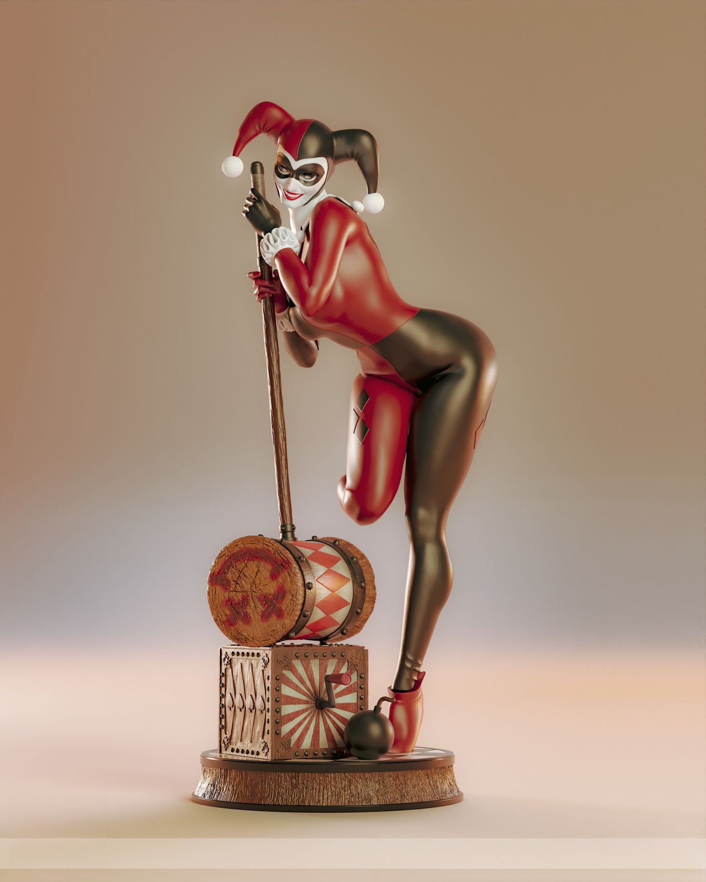 1797 Harley Quinn Classic - DC Comics - STL 3D Print Files