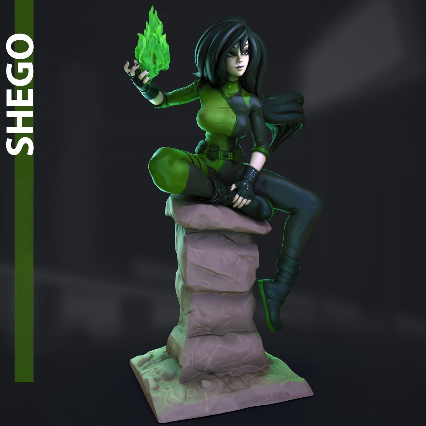 1235 Shego NSFW - Kim Possible - STL 3D Print Files