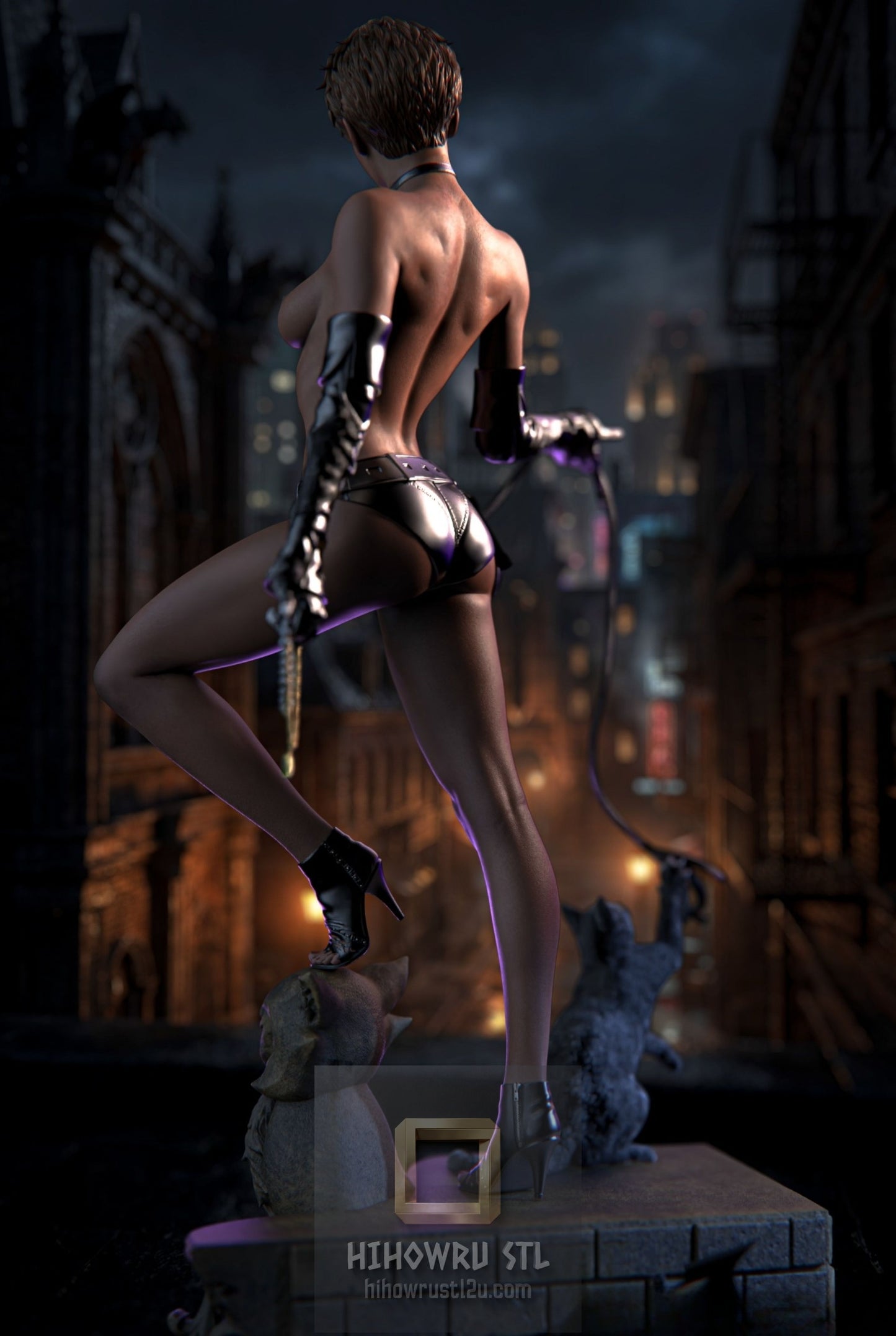 5338 Catwoman NSFW - DC COMICS - STL 3D Print Files