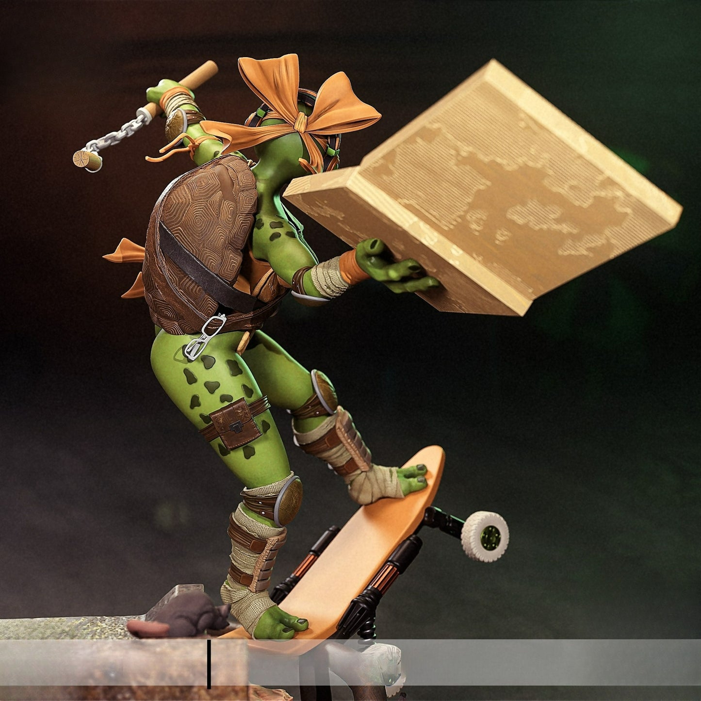3295 Lady Michelangelo - TMNT - STL 3D Print Files