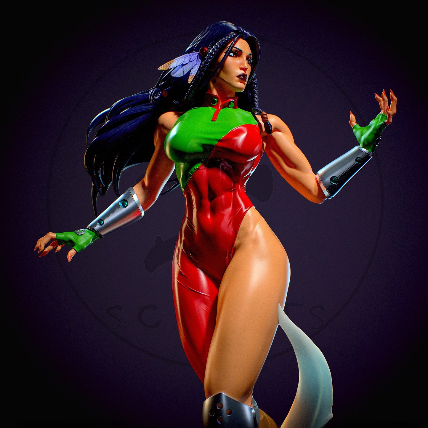 3521 Sarah Rainmaker NSFW - GEN 13 - STL 3D Print Files