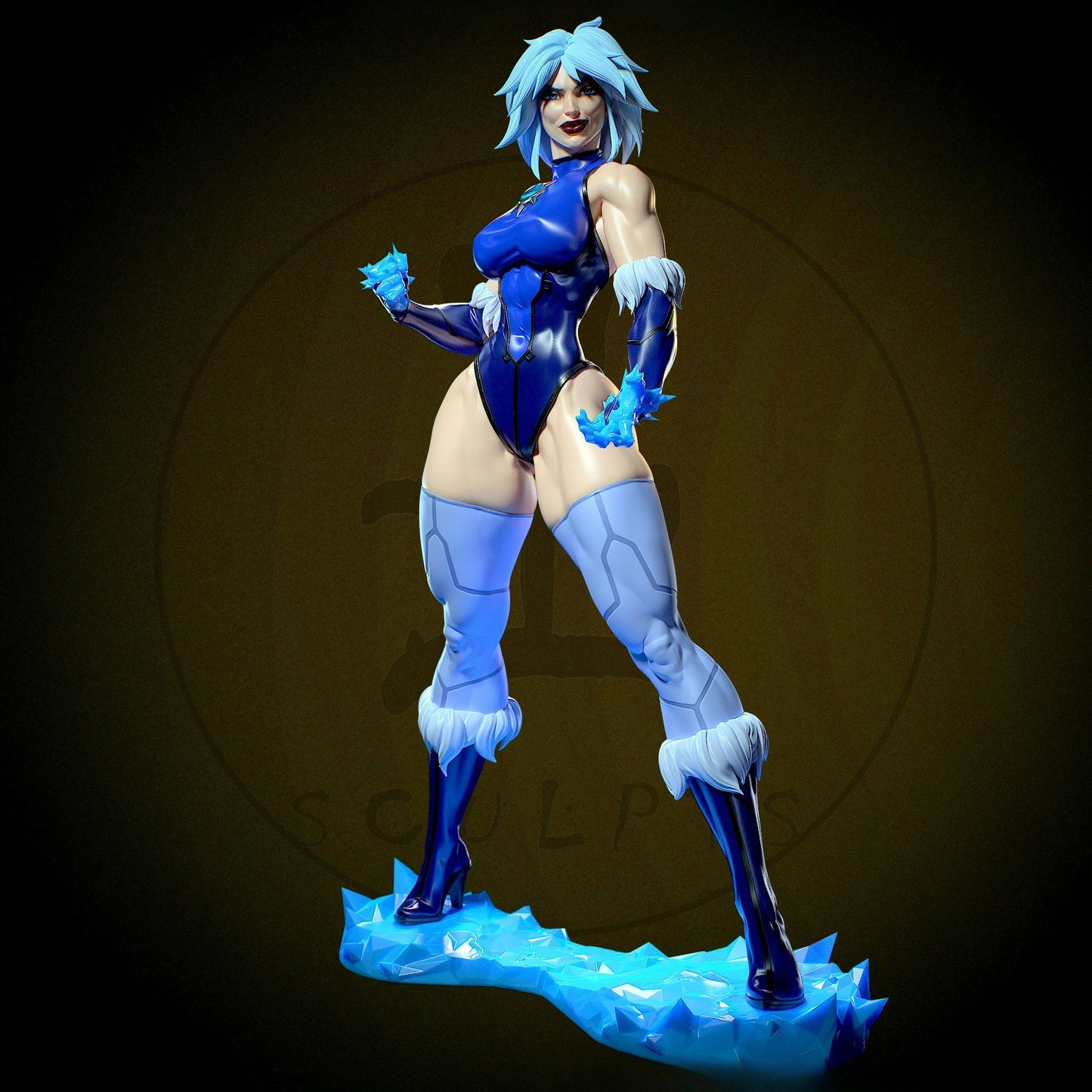 3638 Killer Frost NSFW - DC COMICS - STL 3D Print Files