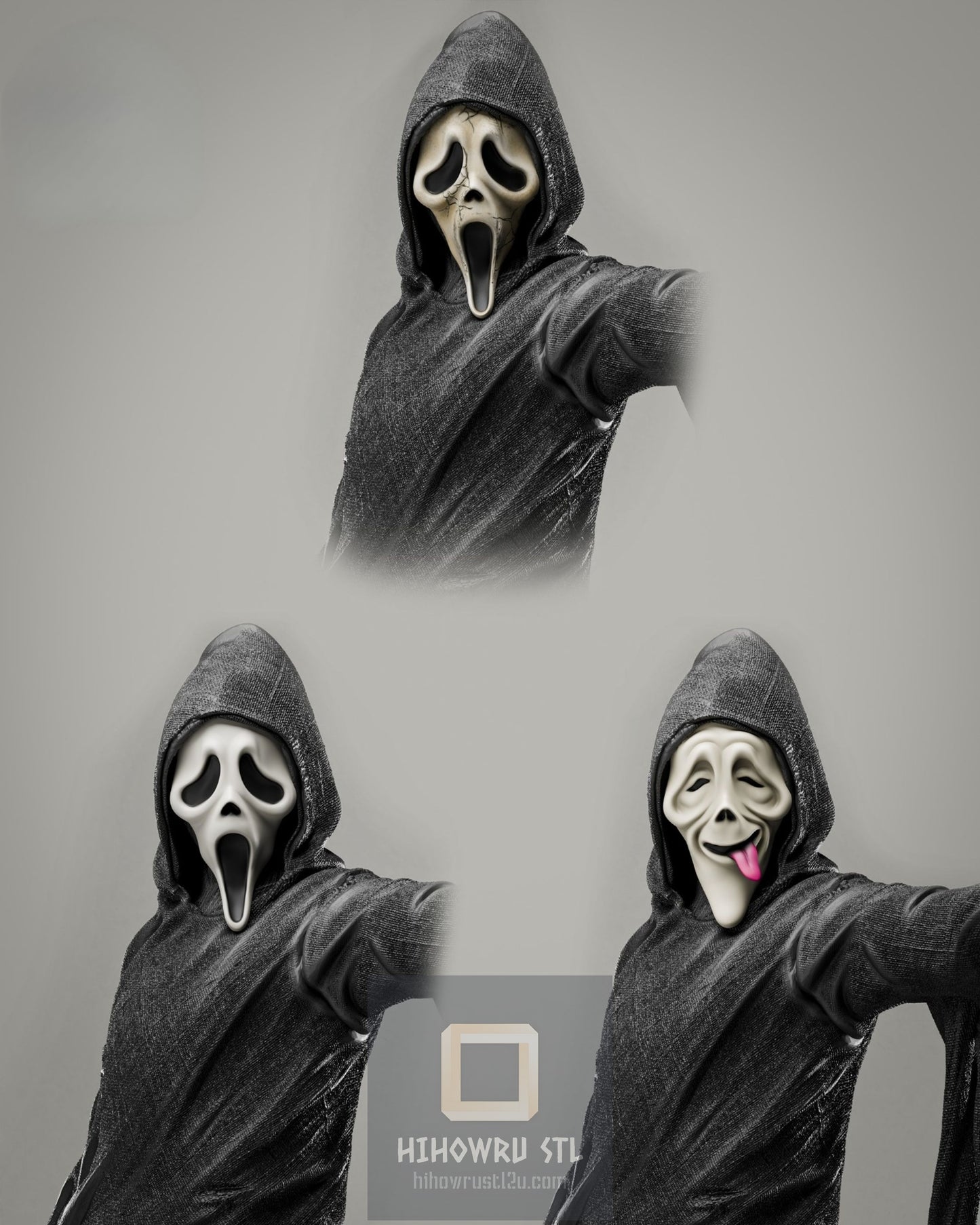 4386 Ghostface - Scream - STL 3D Print Files