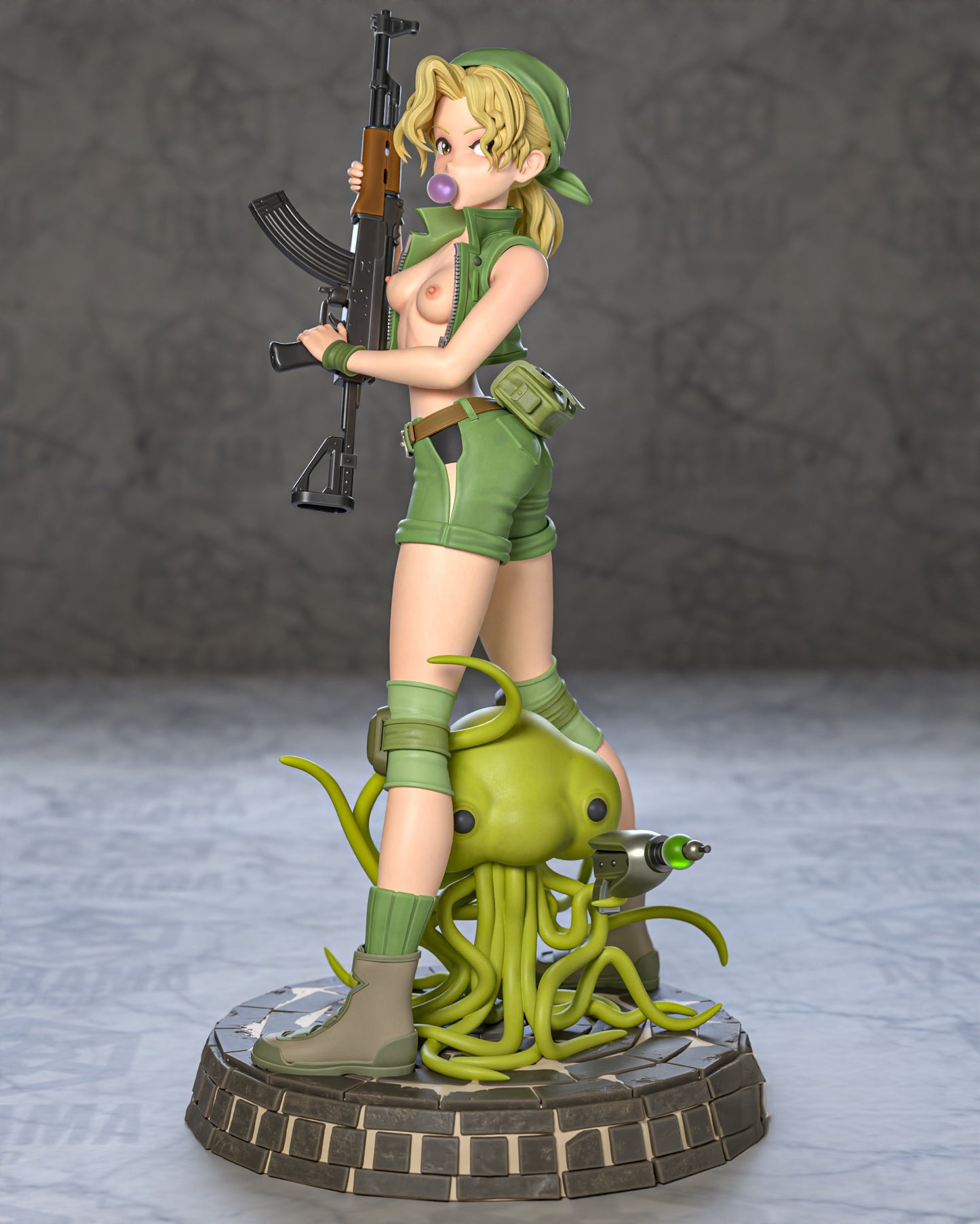 2402 Eri Kasamoto NSFW - Metal Slug - STL 3D Print Files