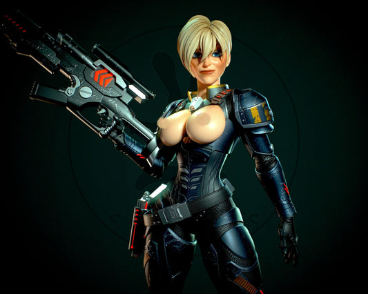 3142 Sergeant Calhoun NSFW - Wreck-It Ralph - STL 3D Print Files