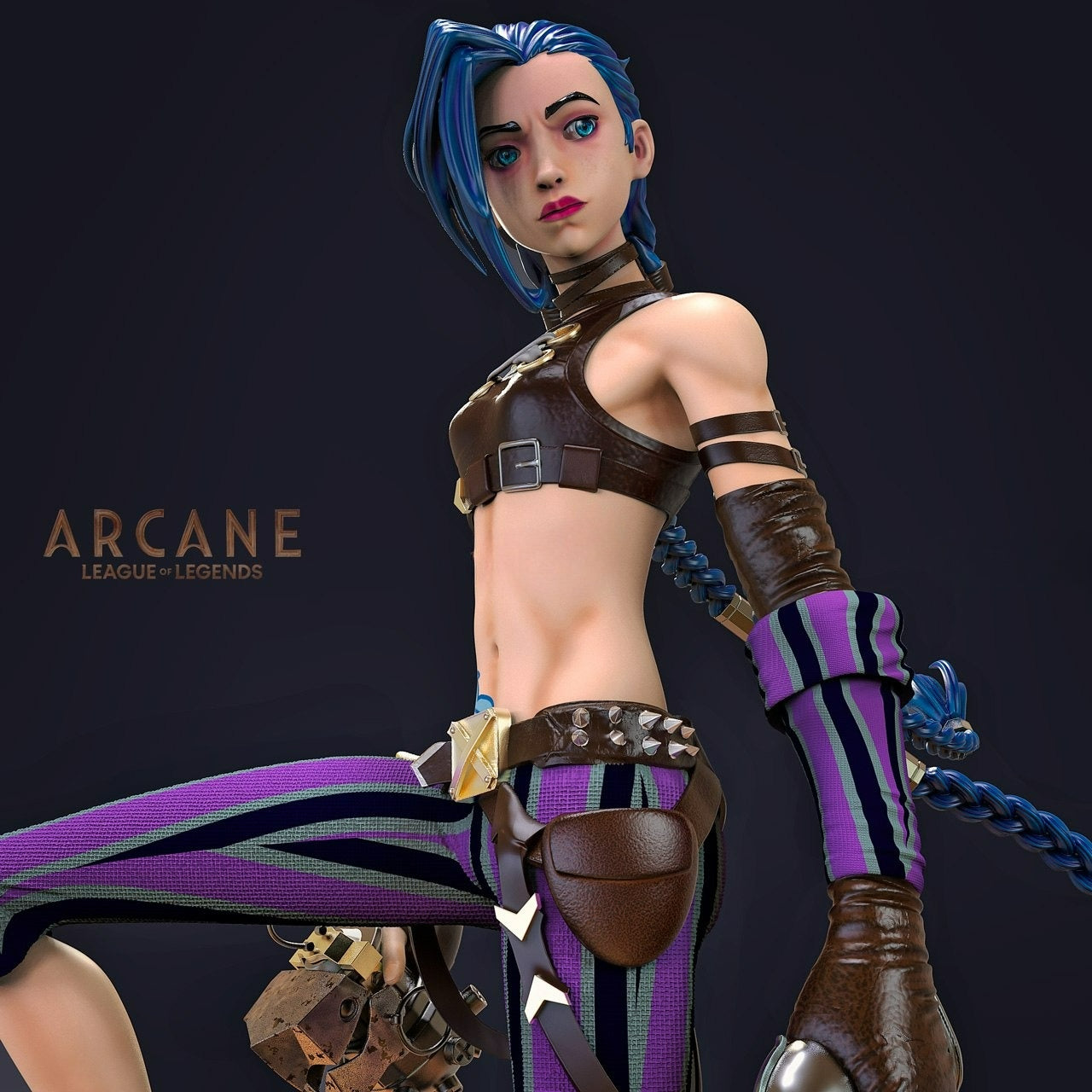 3428 Jinx - League of Legends - STL 3D Print Files