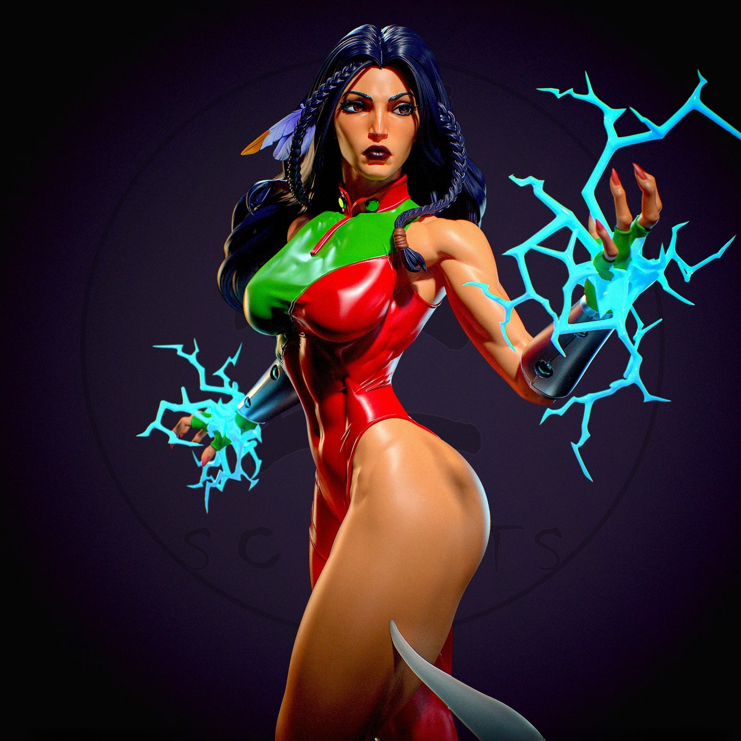 3521 Sarah Rainmaker NSFW - GEN 13 - STL 3D Print Files
