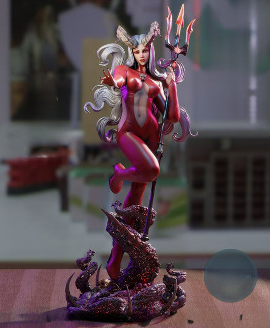 3673 Satana Hellstrom - Marvel Comics - STL 3D Print Files
