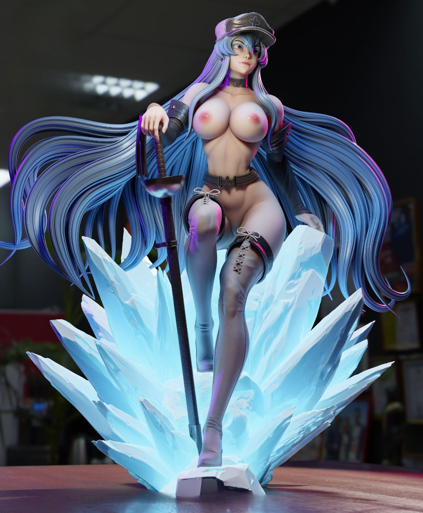 3865 Esdeath NSFW - Akame Ga Kill! - STL 3D Print Files