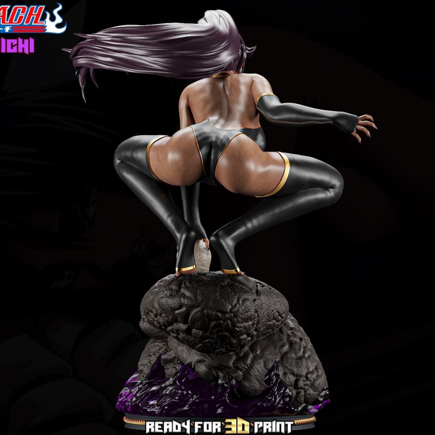 3913 Yoruichi Shihouin NSFW - Bleach - STL 3D Print Files