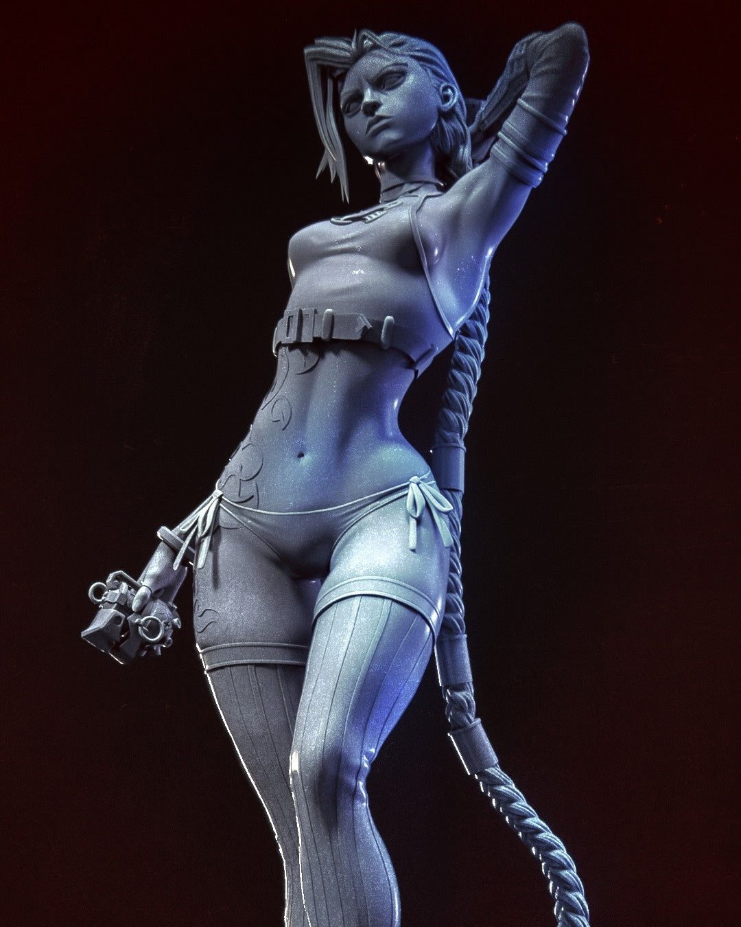 3928 Jinx NSFW - League Of Legends - STL 3D Print Files