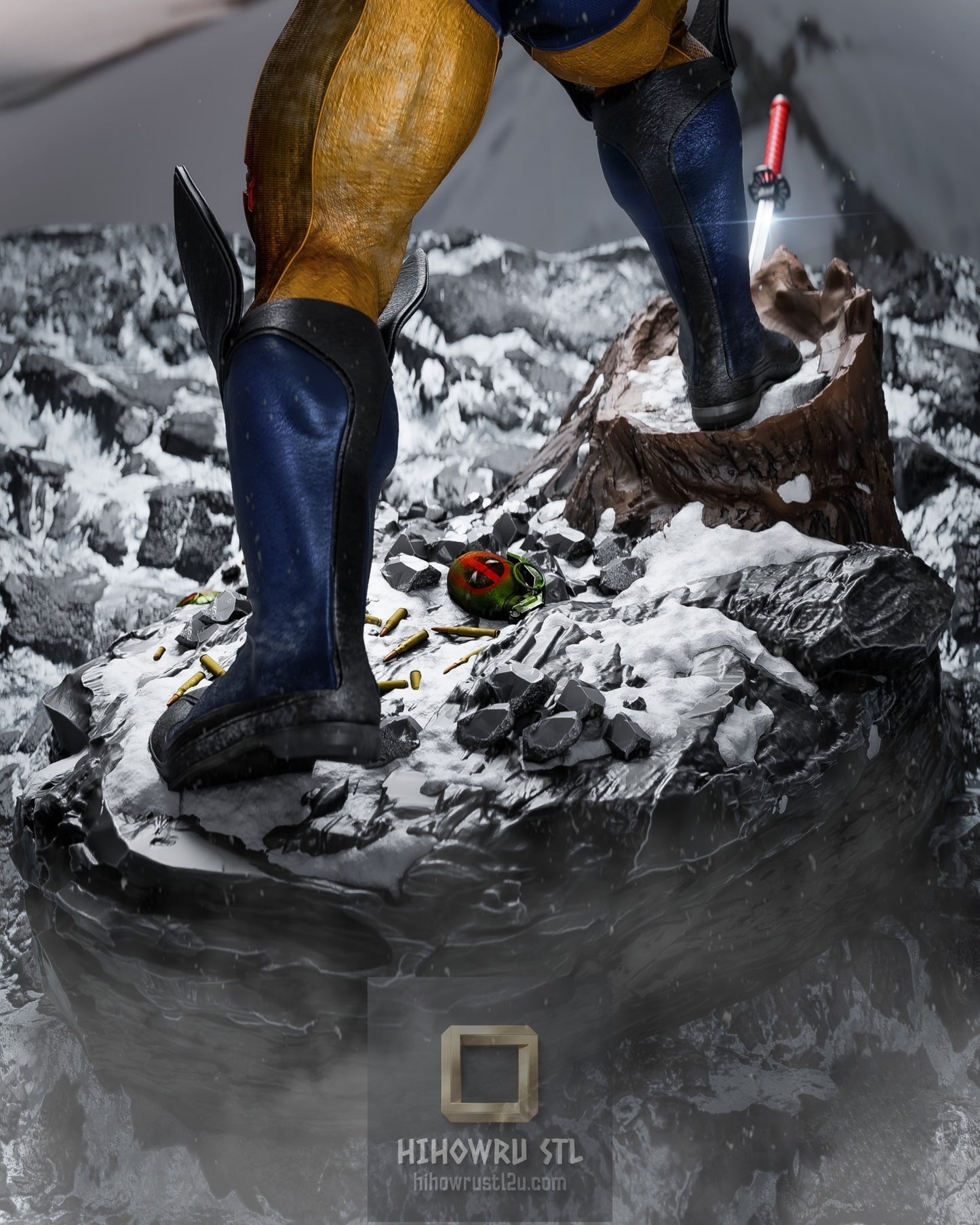 5409 WOLVERINE - X-MEN - STL 3D Print Files