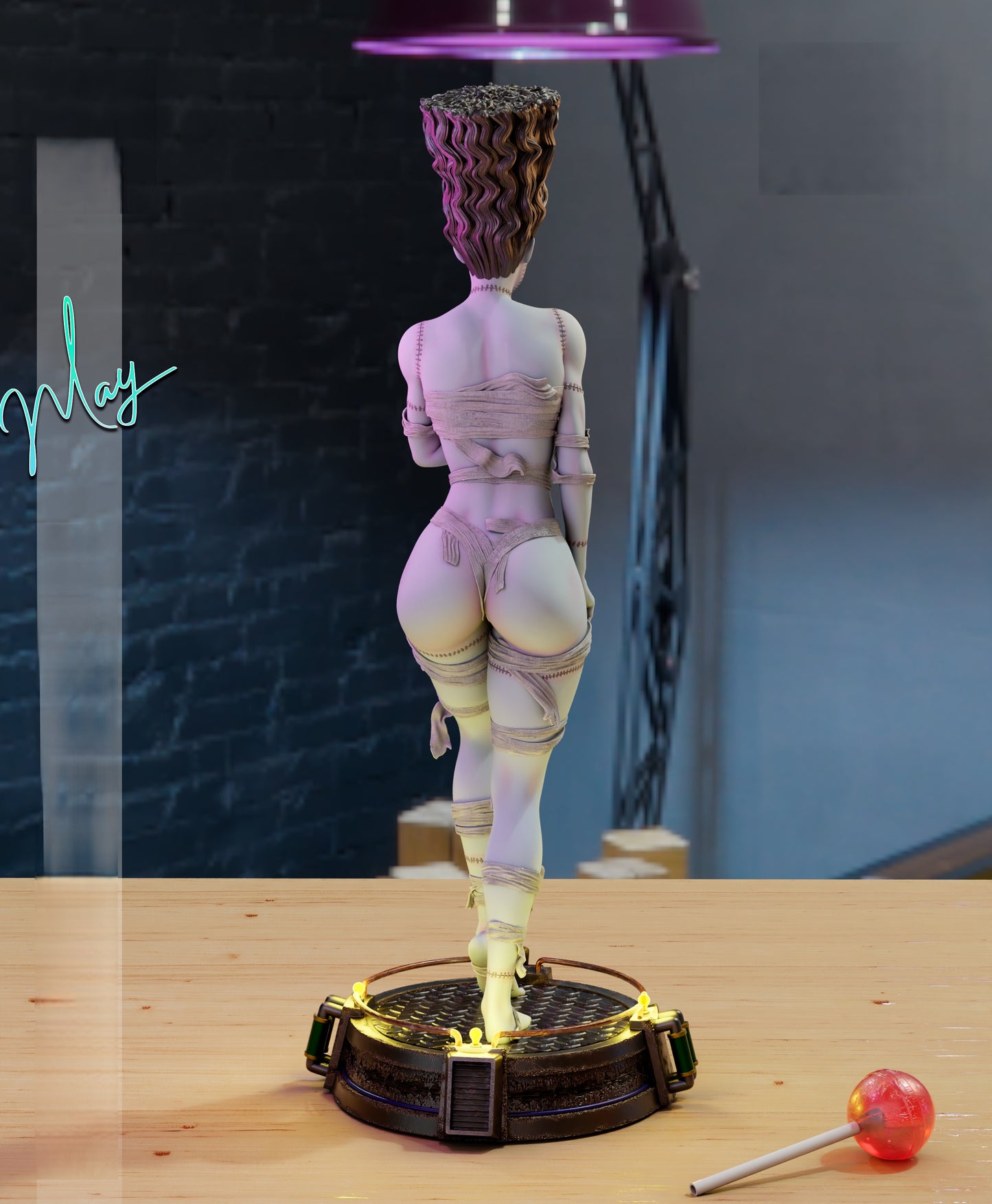 2415 Bride of Frankenstein NSFW - STL 3D Print Files