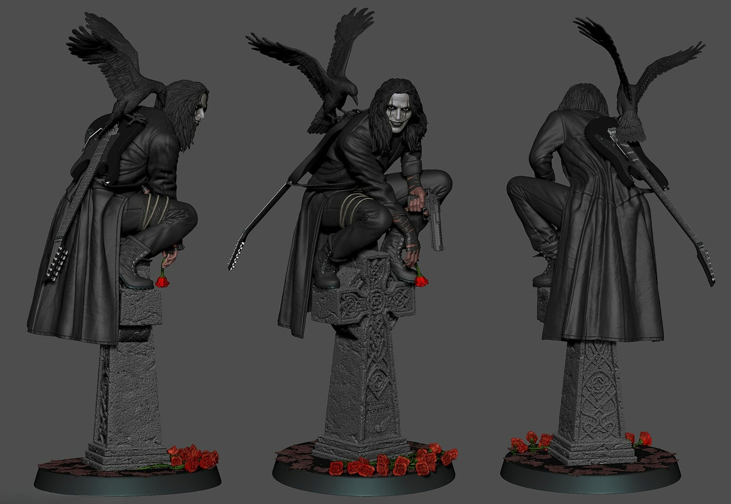 3186 The Crow - Eric Draven - STL 3D Print Files