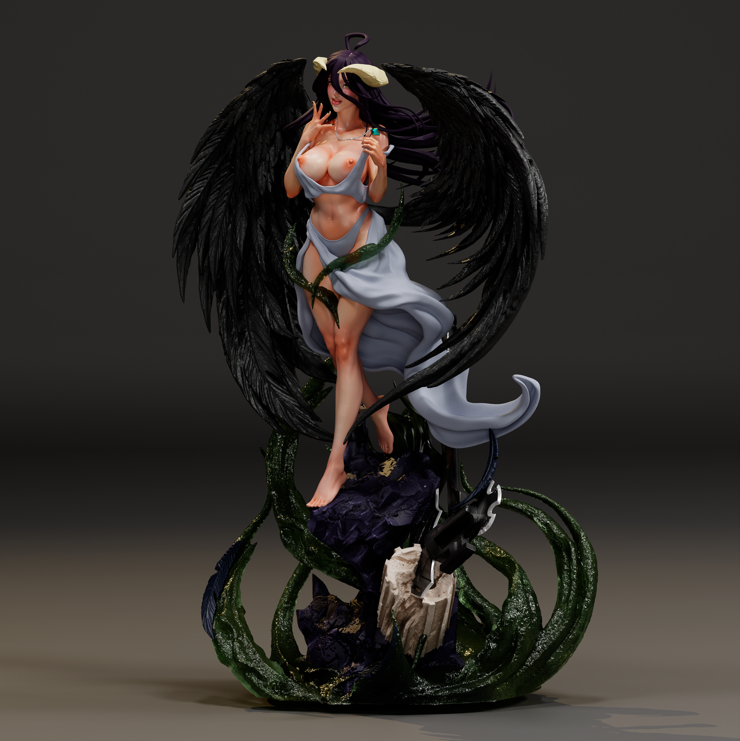3217 Albedo NSFW - Overlord - STL 3D Print Files