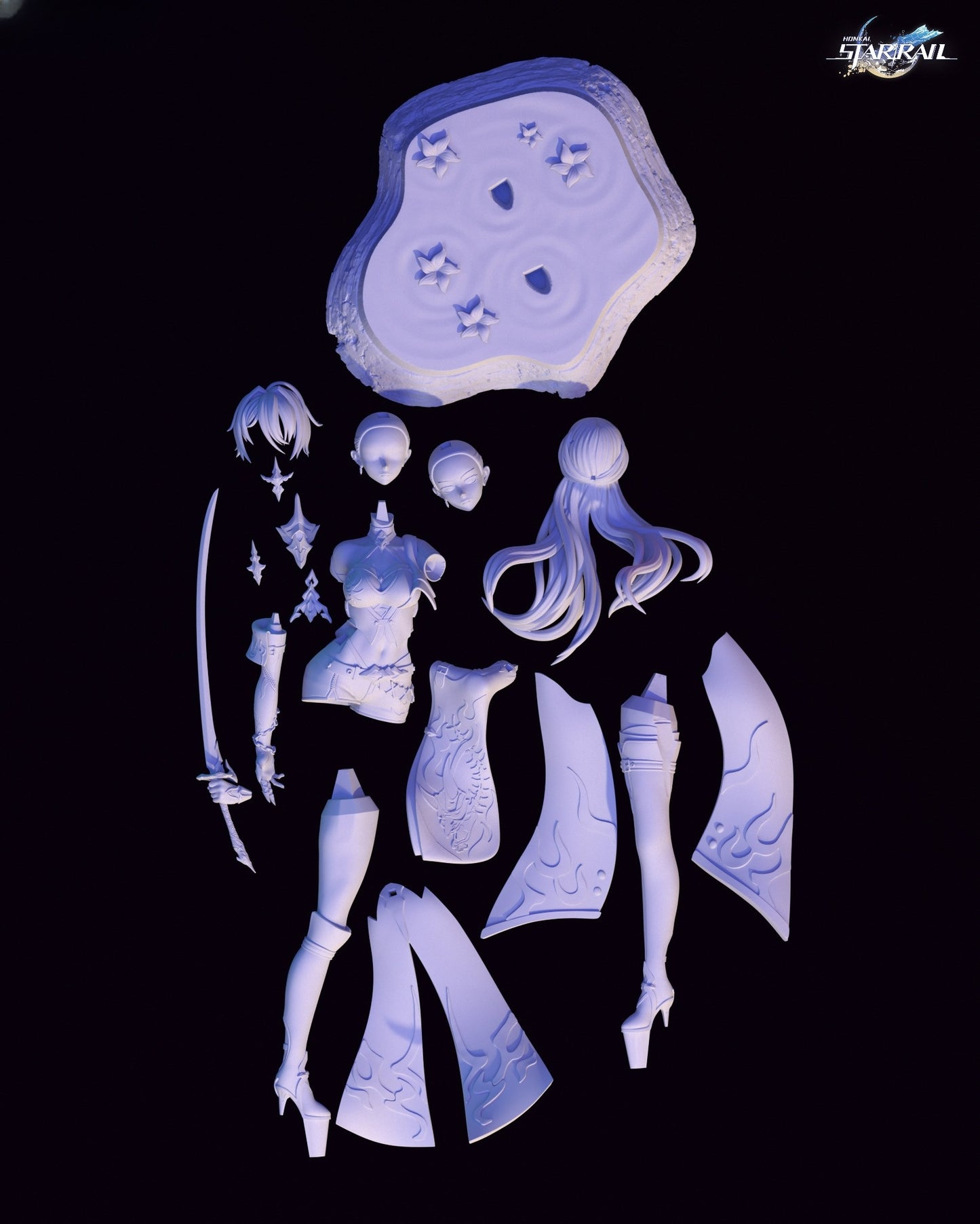 3286 Acheron - Honkai: Star Rail - STL 3D Print Files