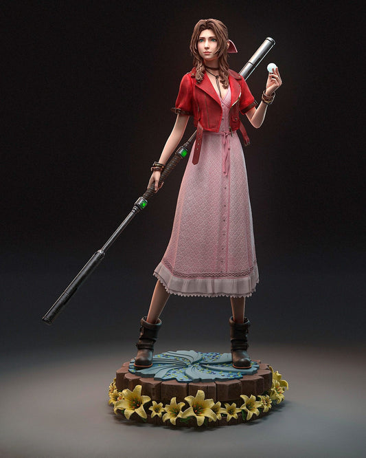 4038 Aerith Gainsborough - Final Fantasy - STL 3D Print Files